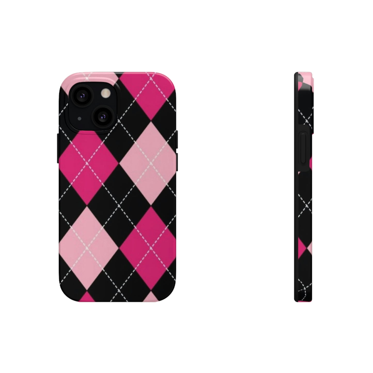 Pink Diamond phone case/ for iPhone/ plaid collection/ Tough Phone Cases