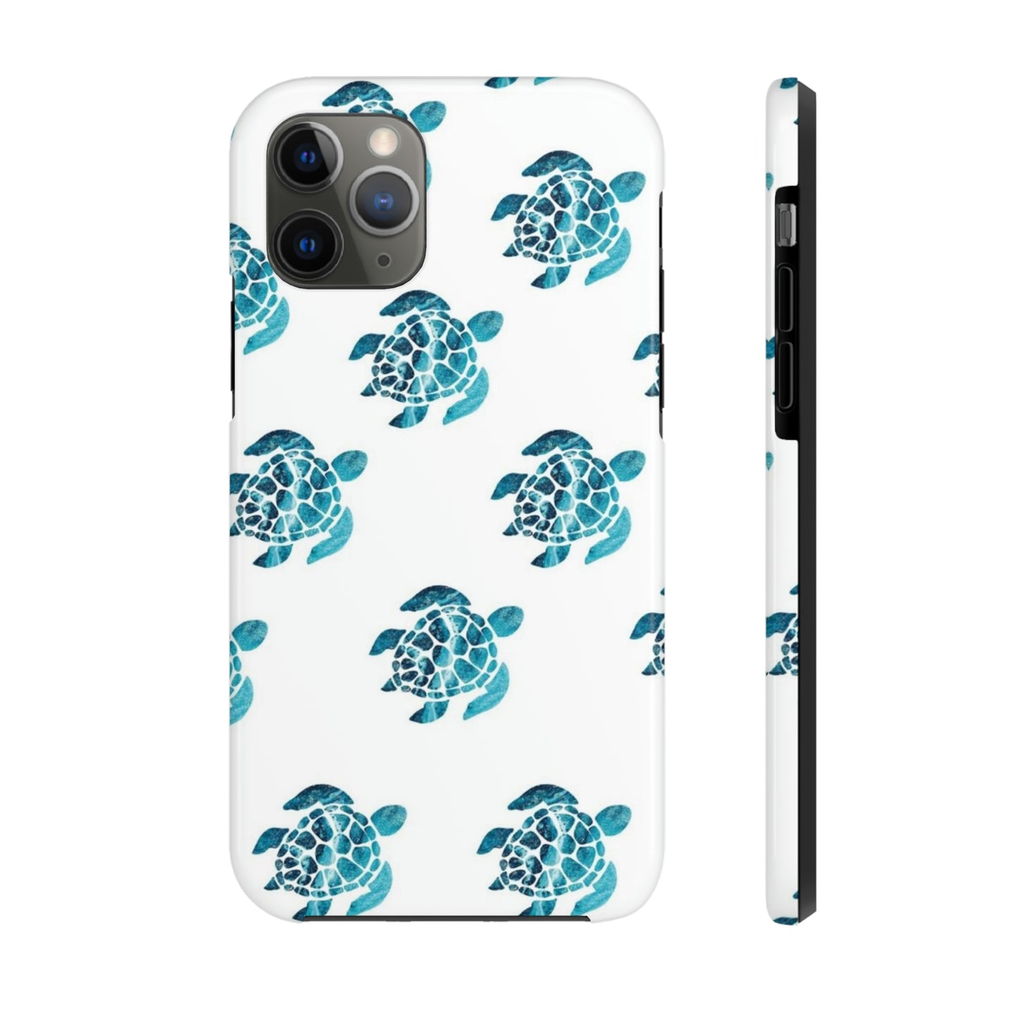 Turtles crossing iPhone case / summer collection Tough Phone Cases, Case-Mate