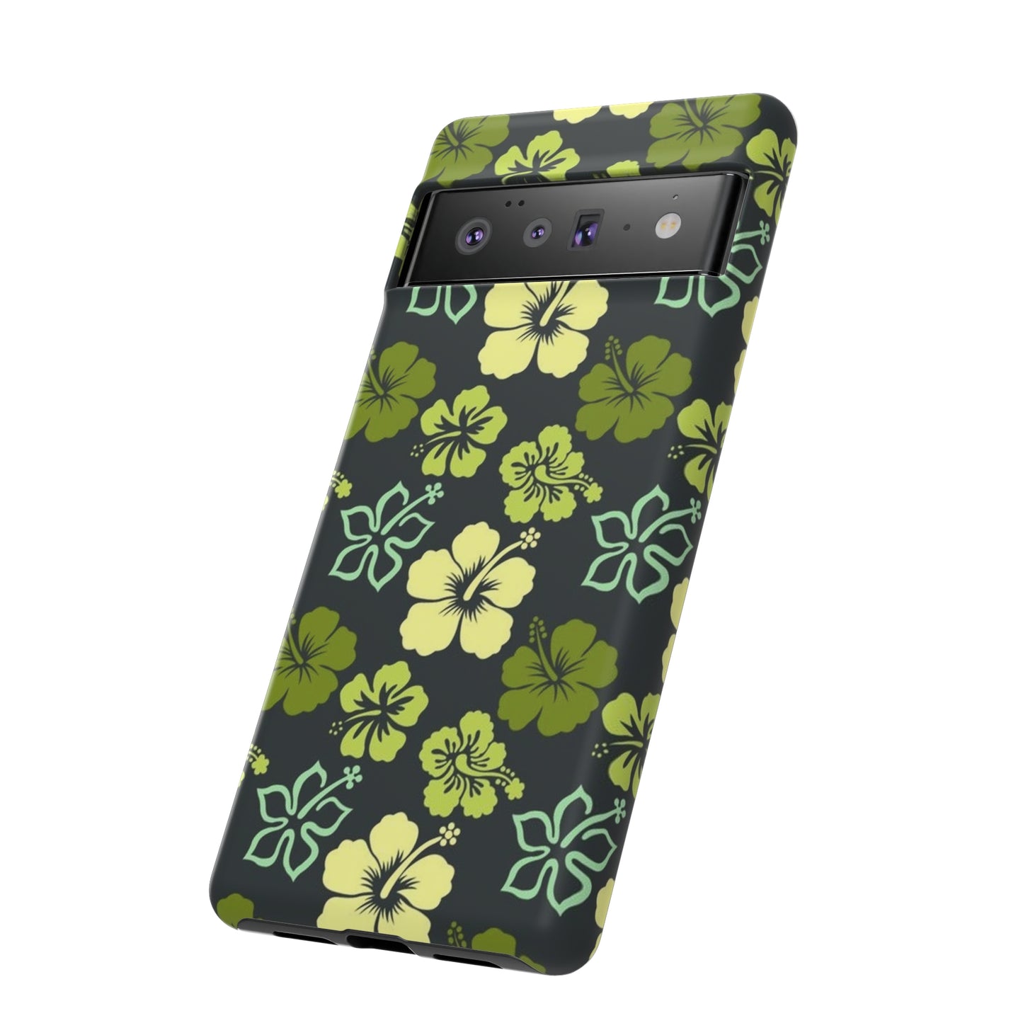 Green Hawaiian phone case for Samsung & Google phones / summer collection / Tough Cases