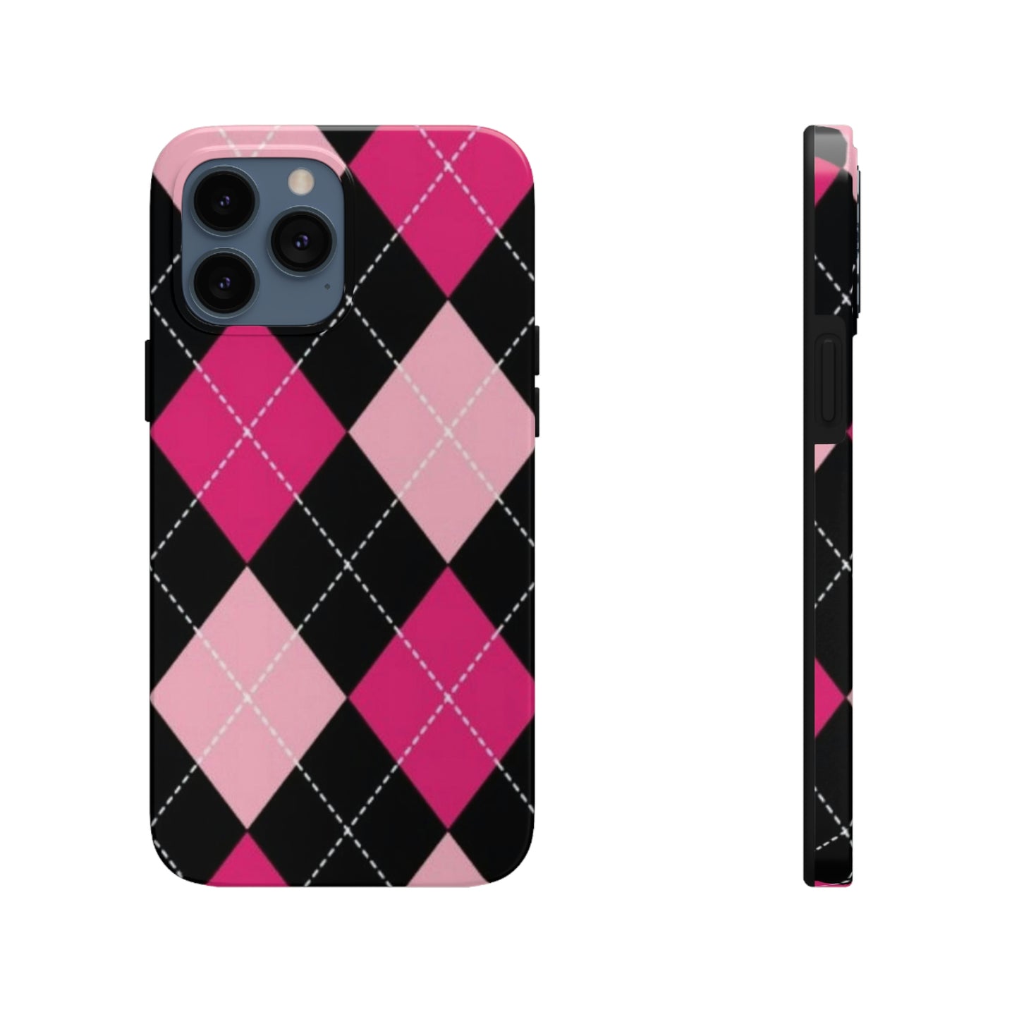 Pink Diamond phone case/ for iPhone/ plaid collection/ Tough Phone Cases