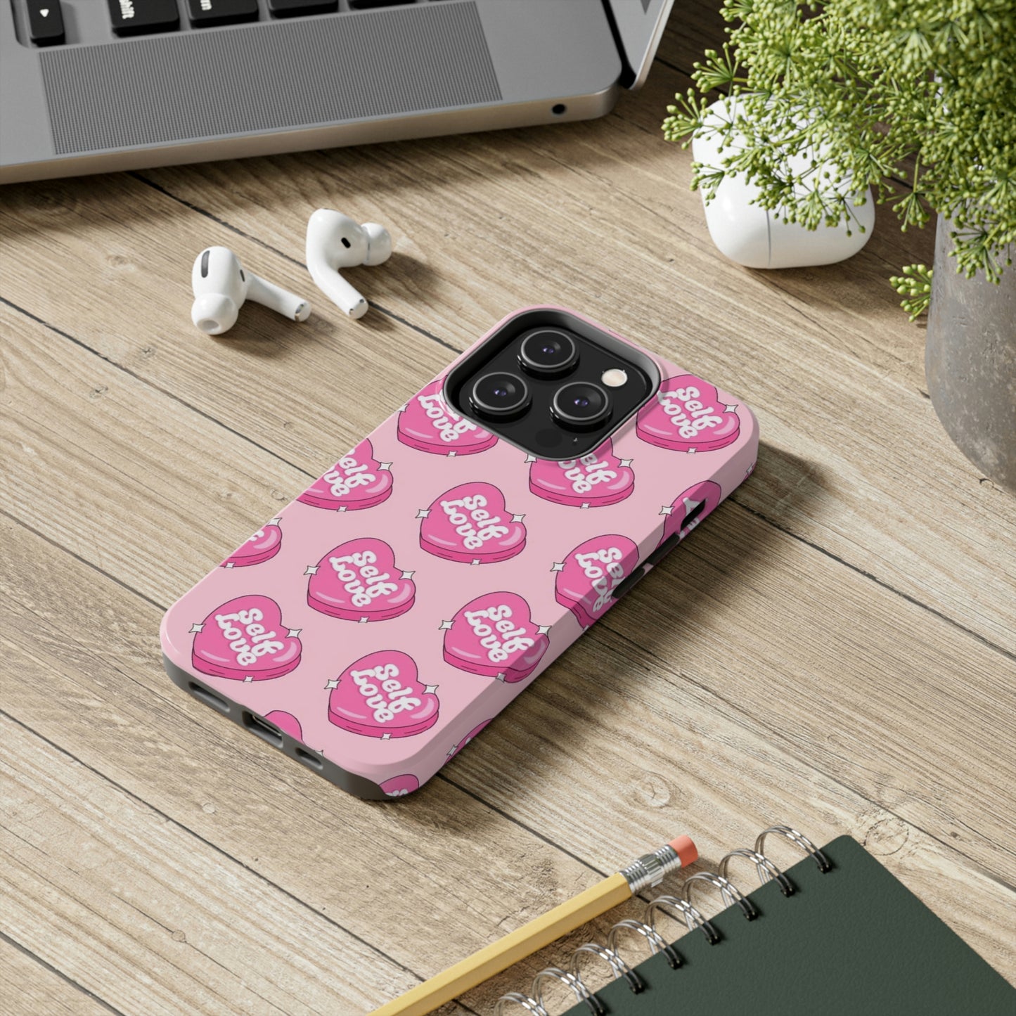 Self Love phone case/ for iPhones/heart collection Tough Phone Cases,