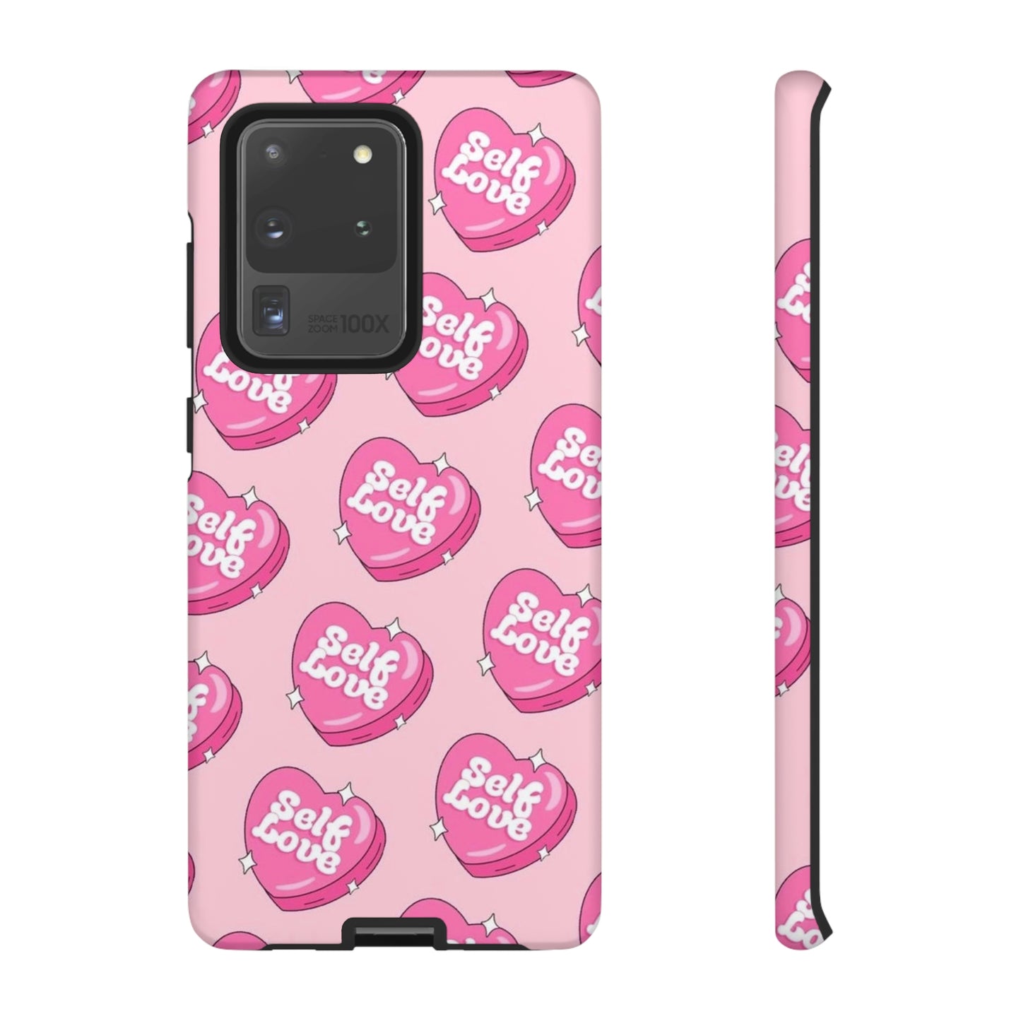 Self love phone case, for Samsung & google phones,/ heart collection/ tough case