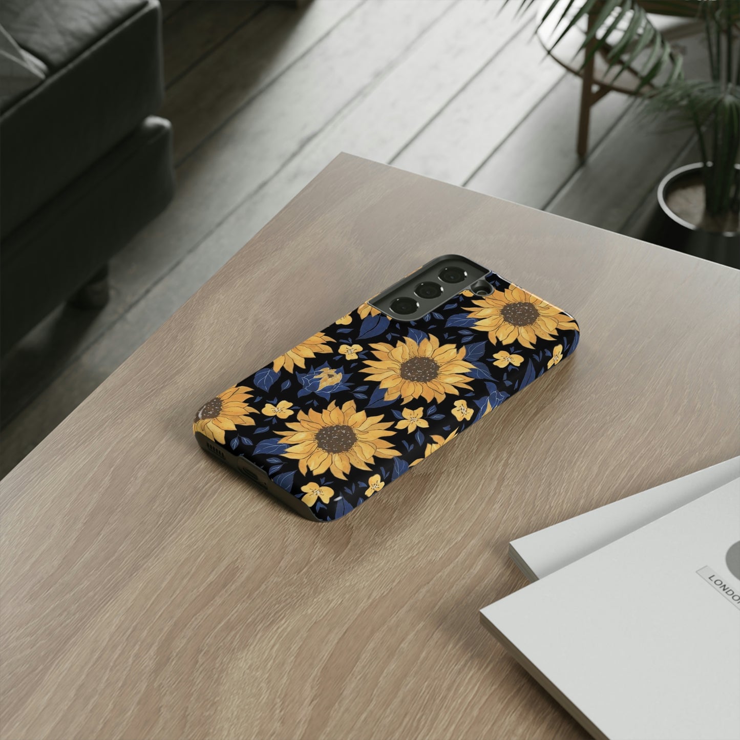 Sunflower phone case/ for Samsung & Google phones/ Floral collection/ Tough Phone Cases