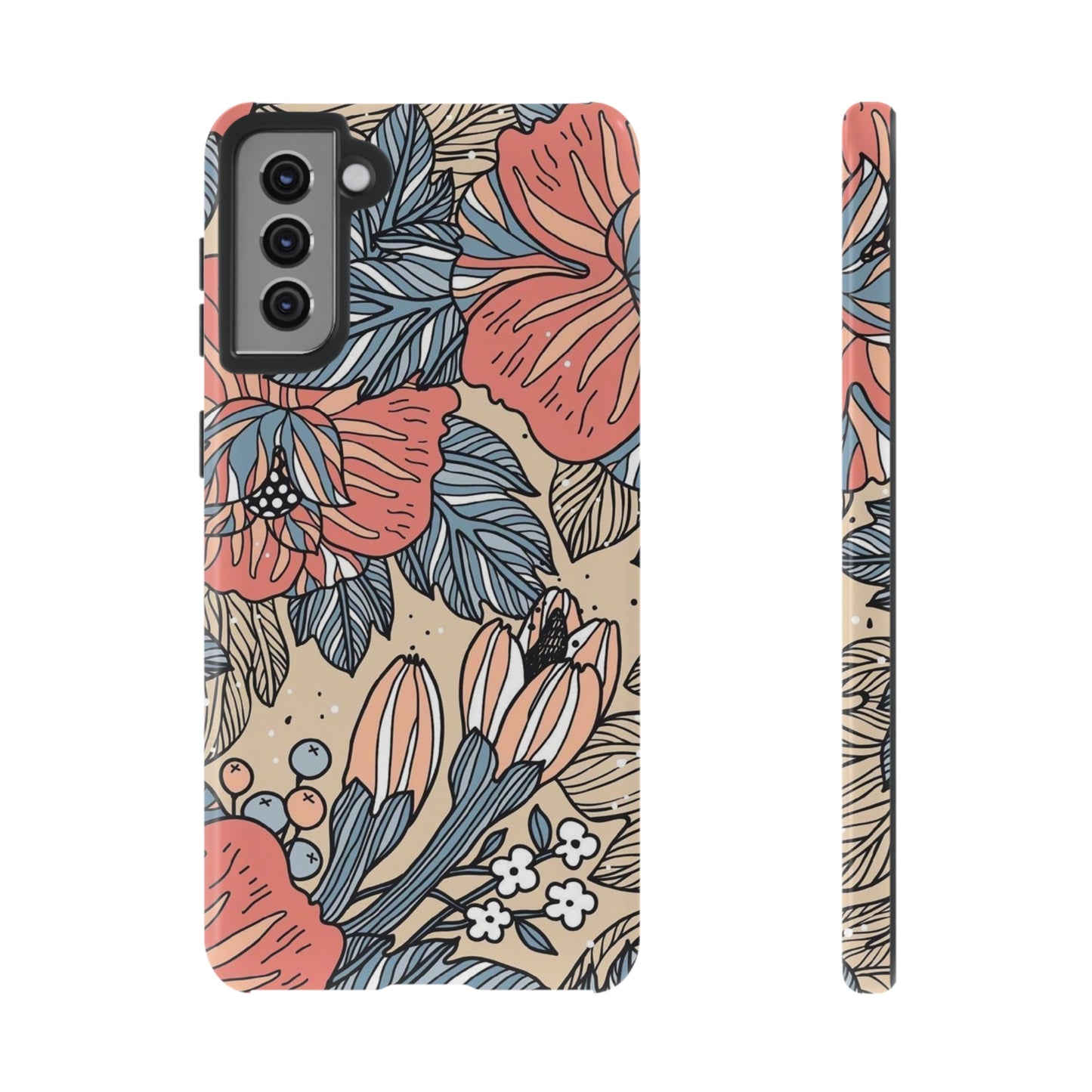 Floral Phone case, for Samsung & Google phone/Tough Cases/ Floral collection