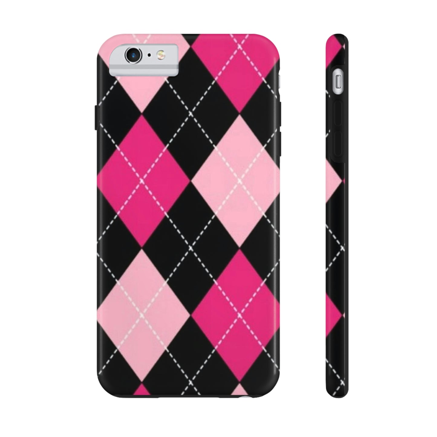 Pink Diamond phone case/ for iPhone/ plaid collection/ Tough Phone Cases