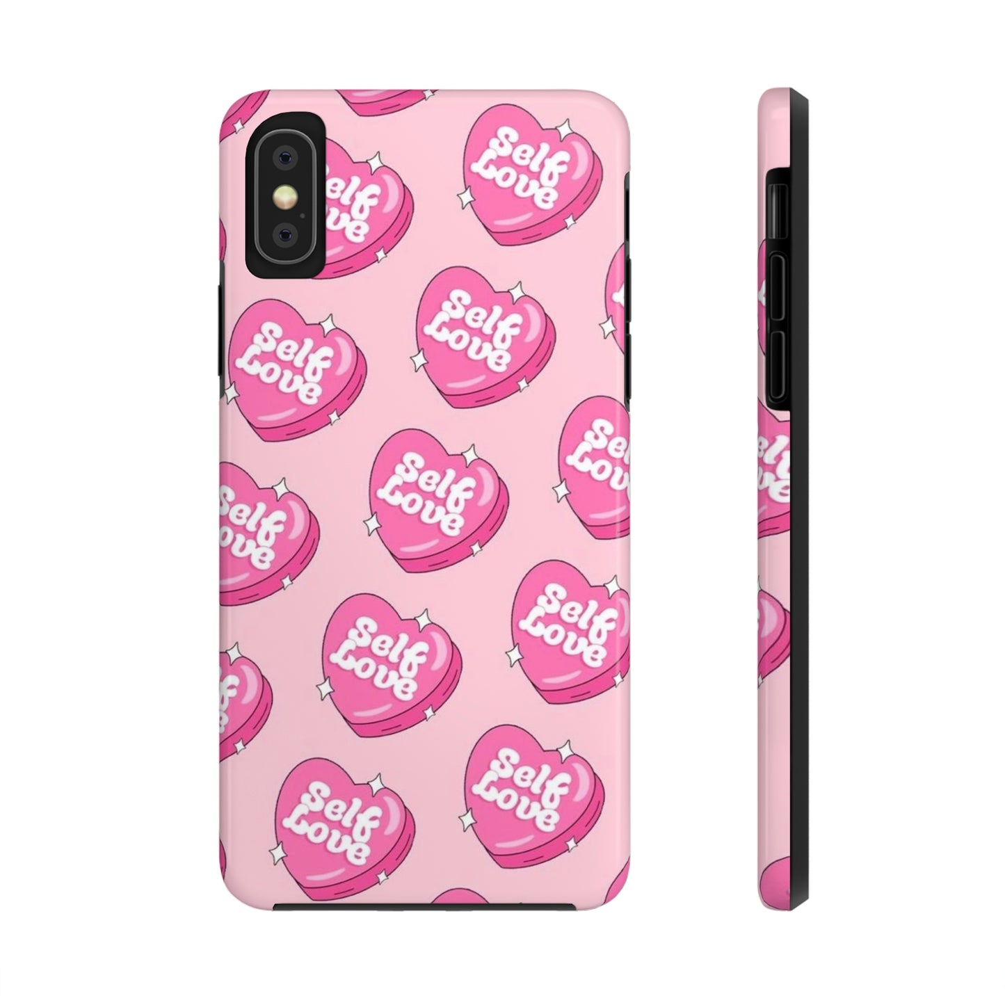 Self Love phone case/ for iPhones/heart collection Tough Phone Cases,