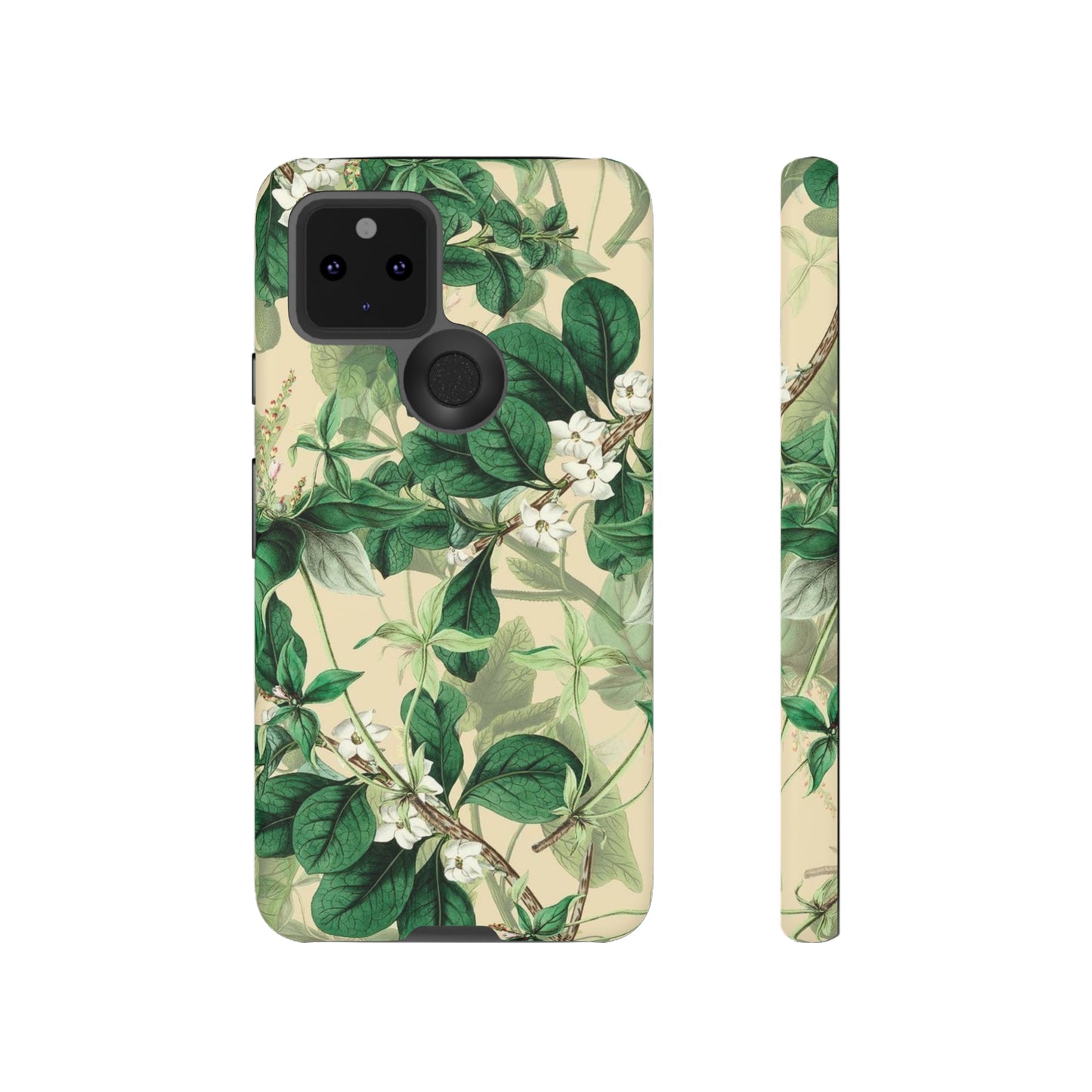 Green Petal phone case, for Samsung & Google phone./ Floral Collection