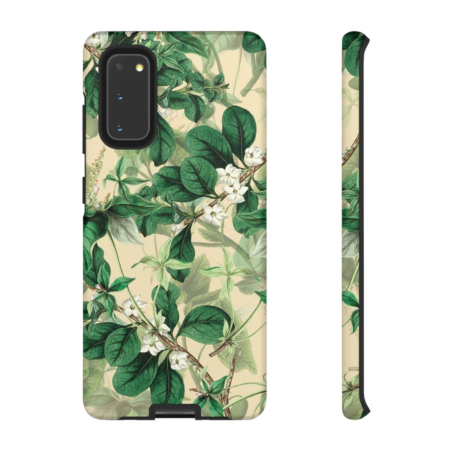 Green Petal phone case, for Samsung & Google phone./ Floral Collection