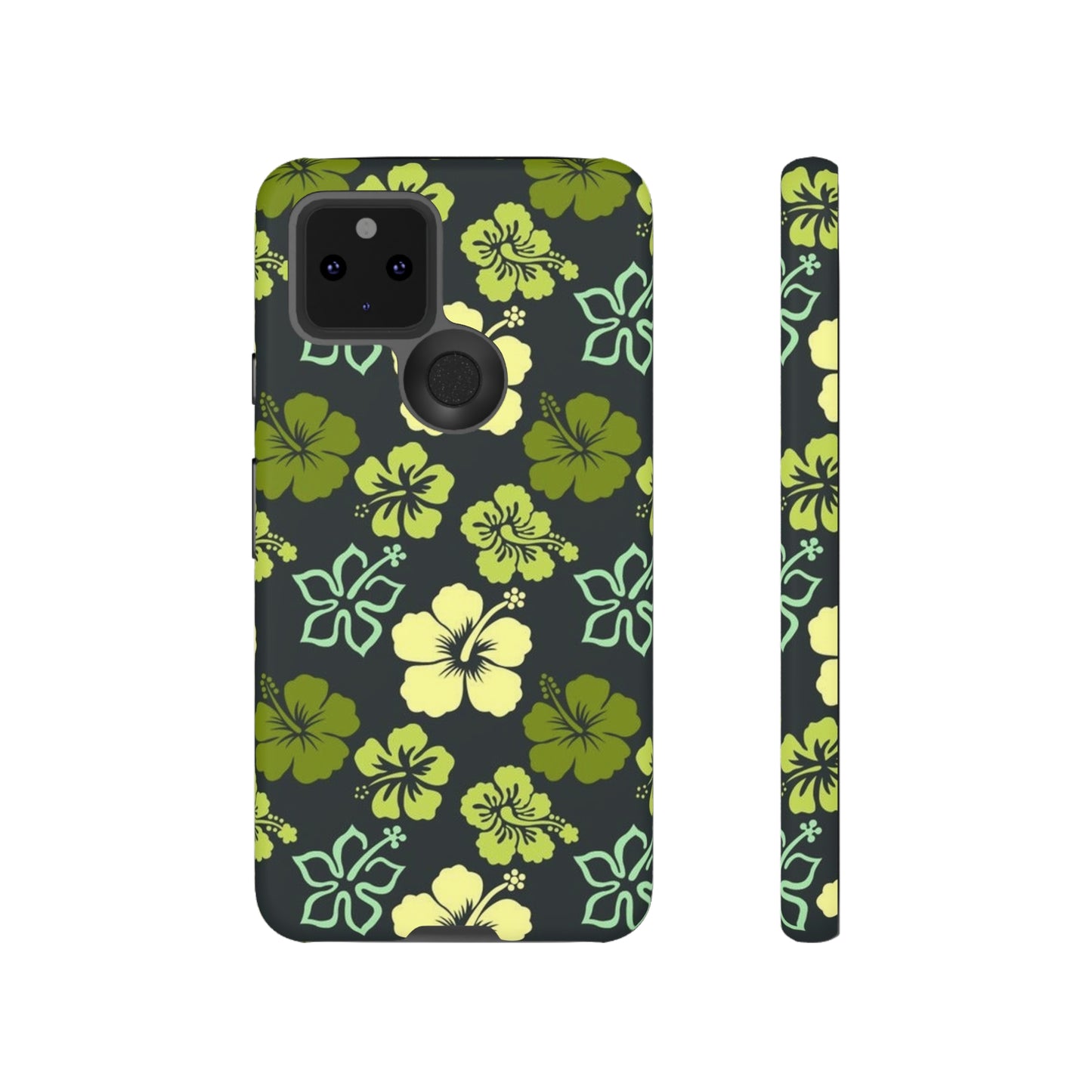 Green Hawaiian phone case for Samsung & Google phones / summer collection / Tough Cases