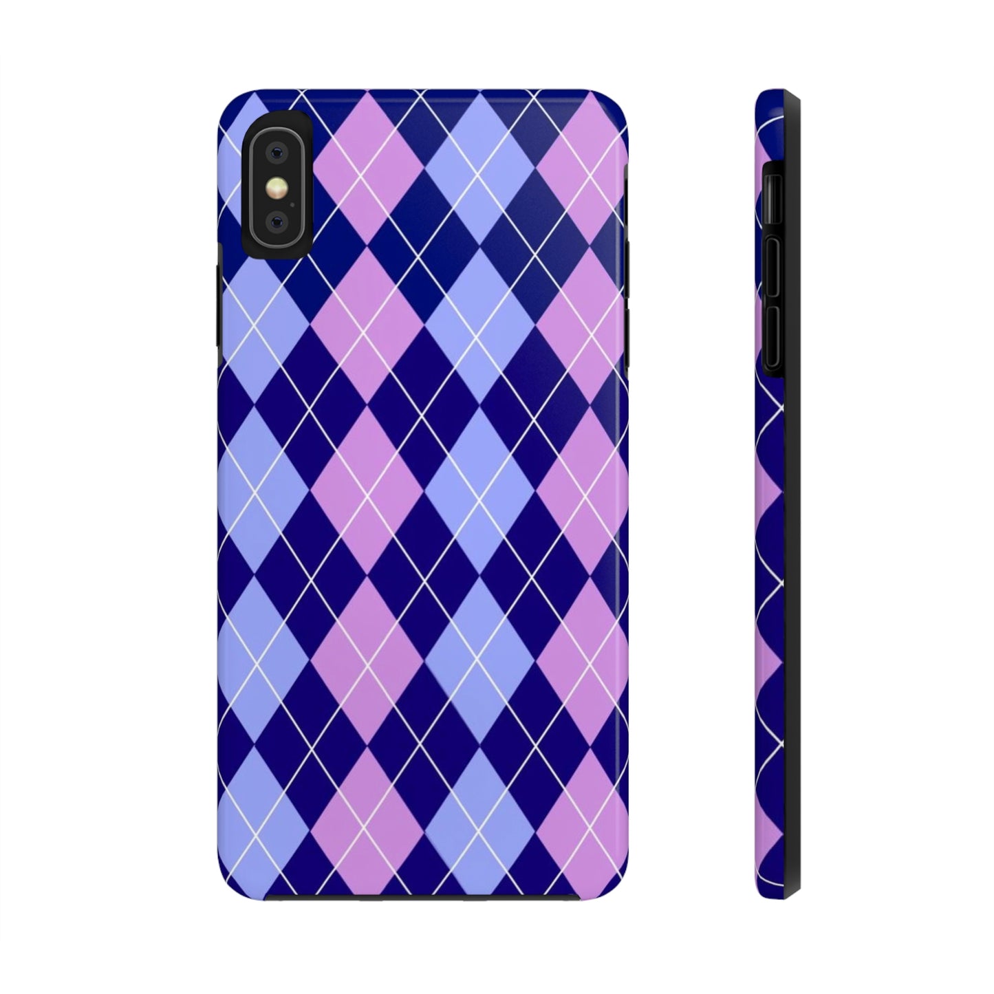 Purple plaid sweater phone case/ for iPhone/ plaid collection/ Tough Phone Cases