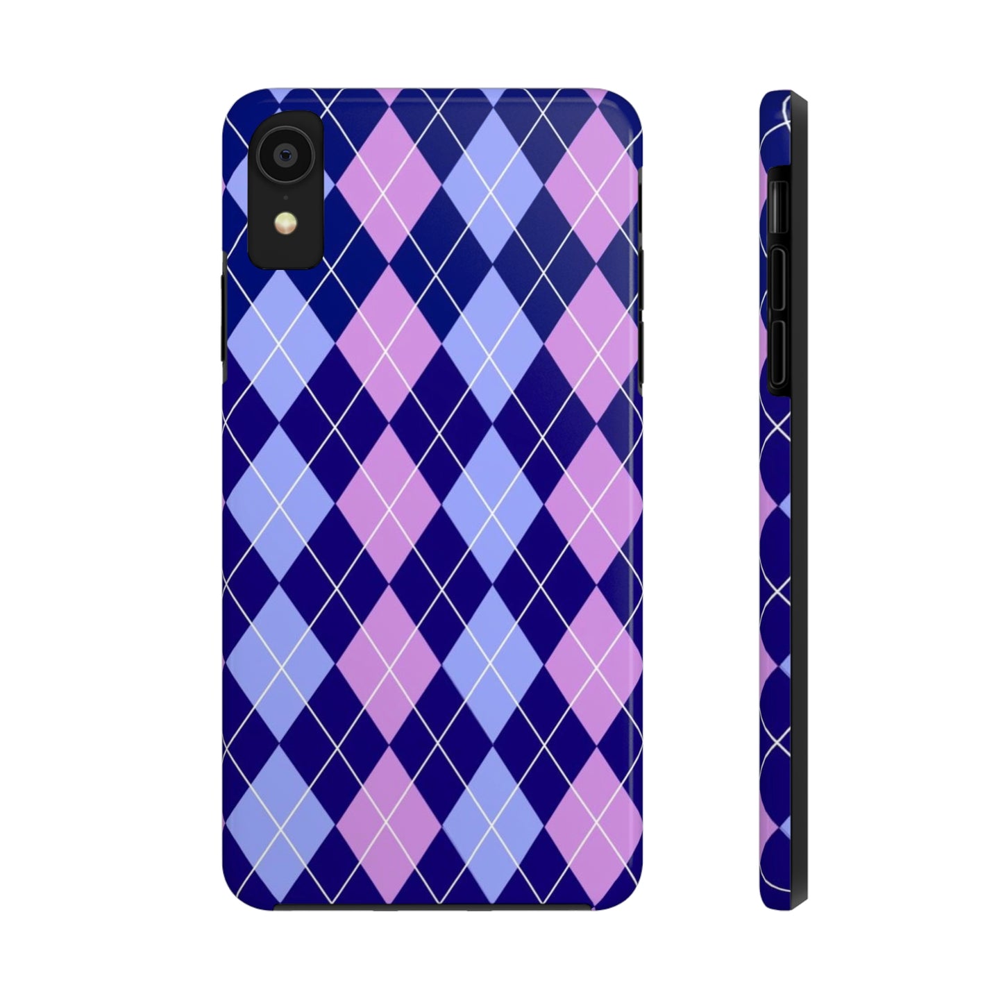 Purple plaid sweater phone case/ for iPhone/ plaid collection/ Tough Phone Cases