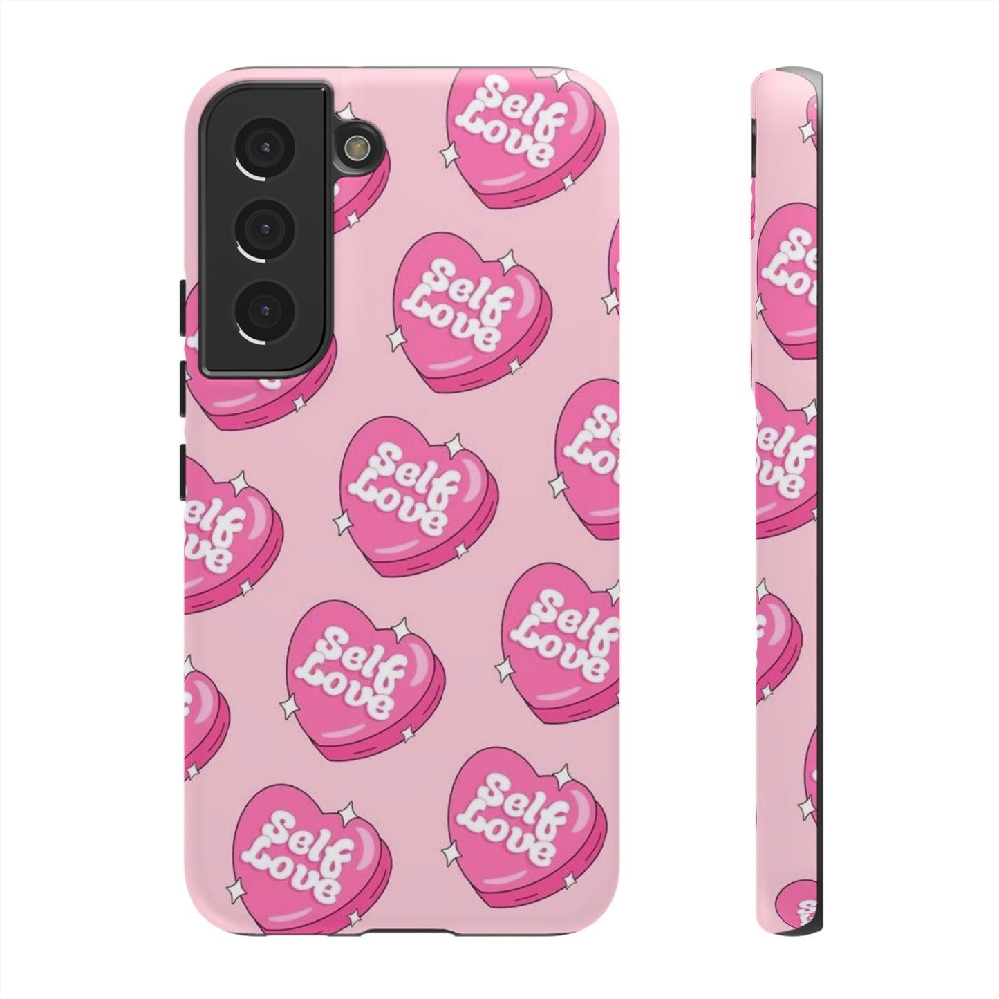 Self love phone case, for Samsung & google phones,/ heart collection/ tough case