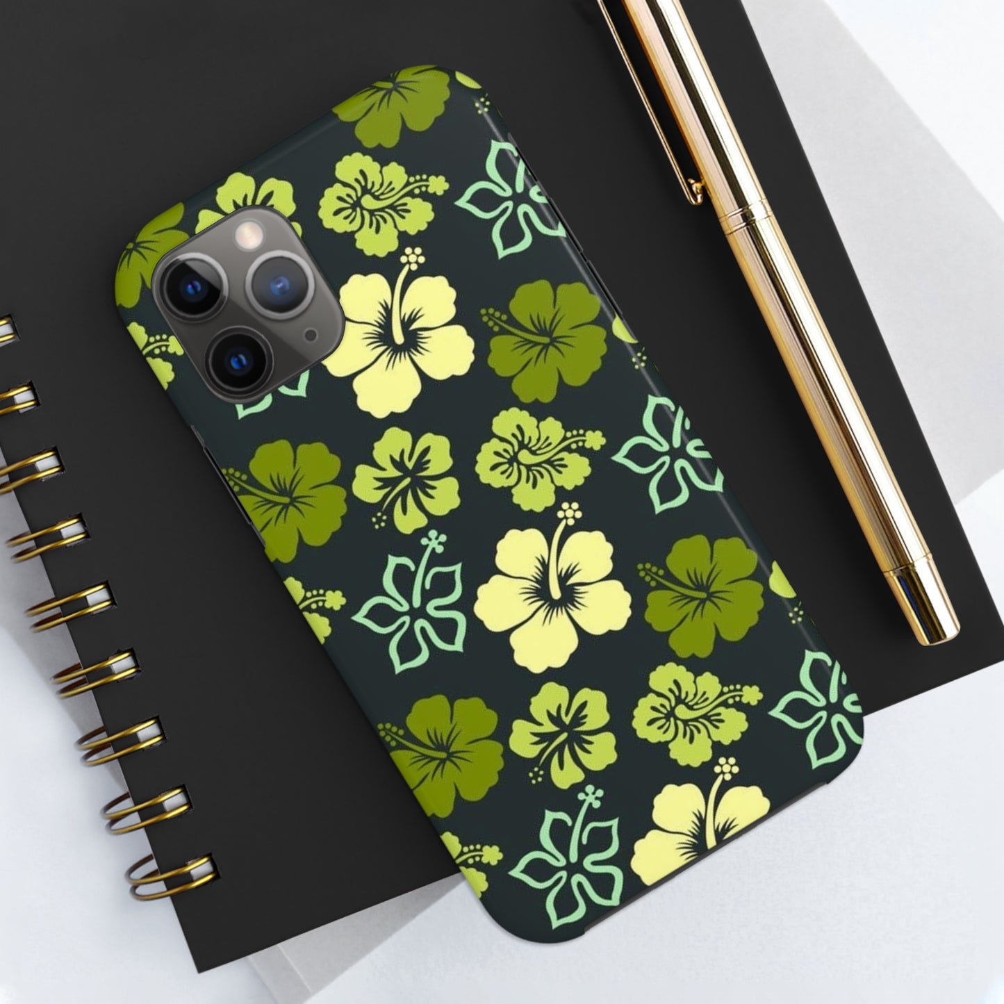 Green Hawaiian phone case for iPhone / summer collection Tough Phone Cases, Case-Mate