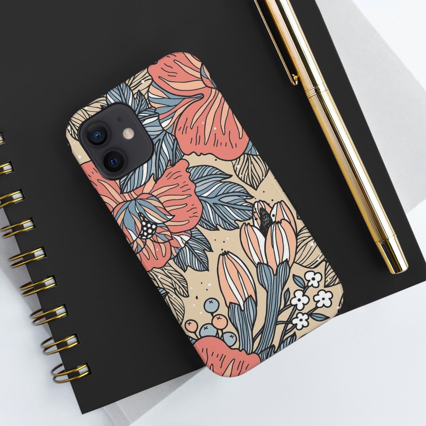 Floral phone case, for Iphone/Tough Phone Cases/