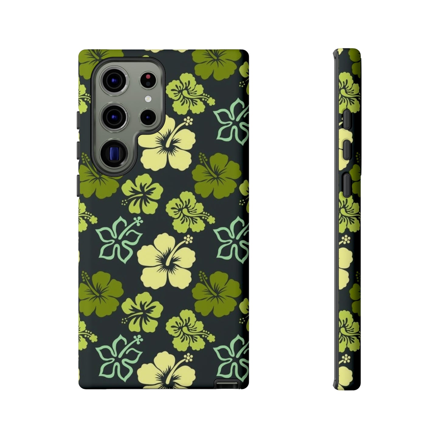 Green Hawaiian phone case for Samsung & Google phones / summer collection / Tough Cases