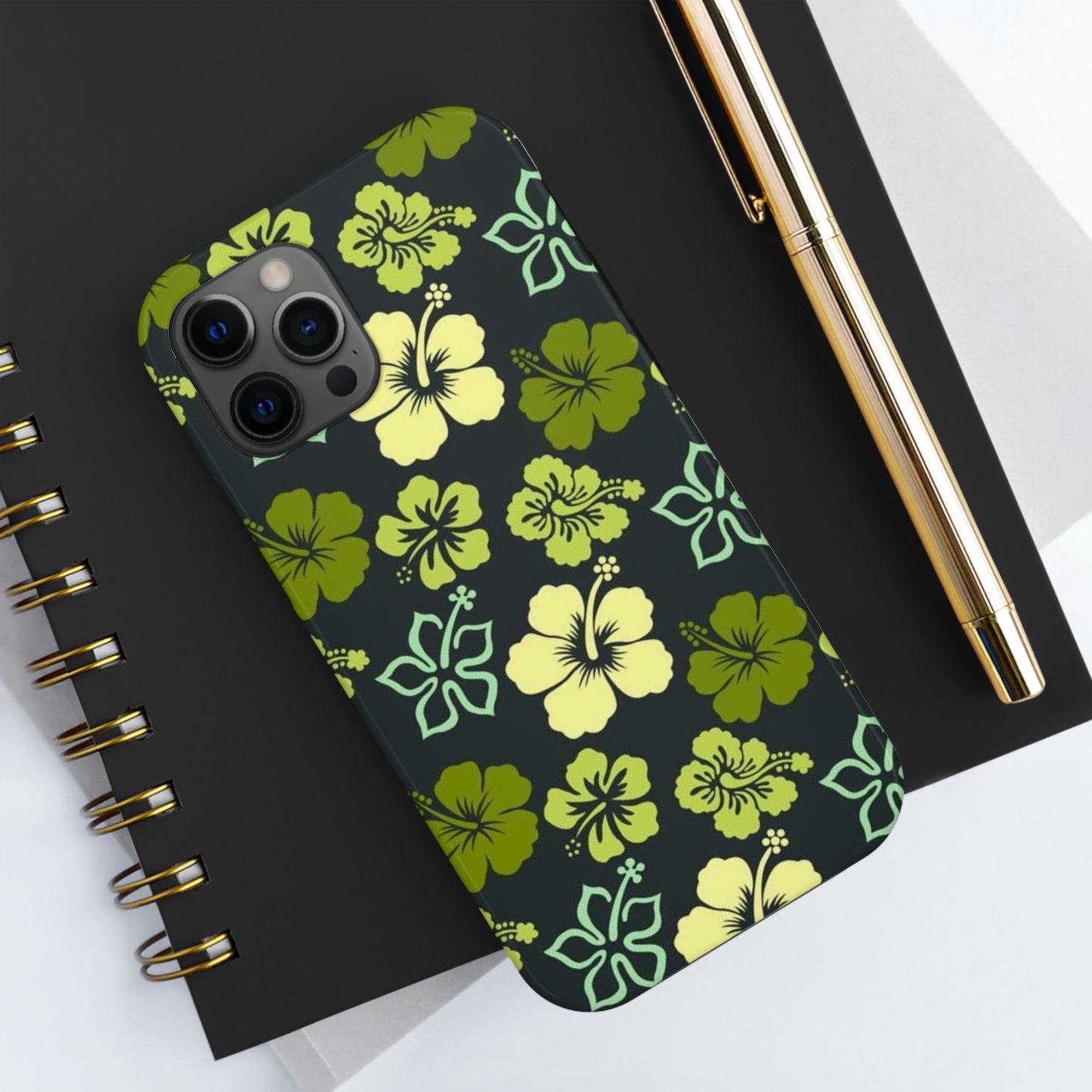 Green Hawaiian phone case for iPhone / summer collection Tough Phone Cases, Case-Mate