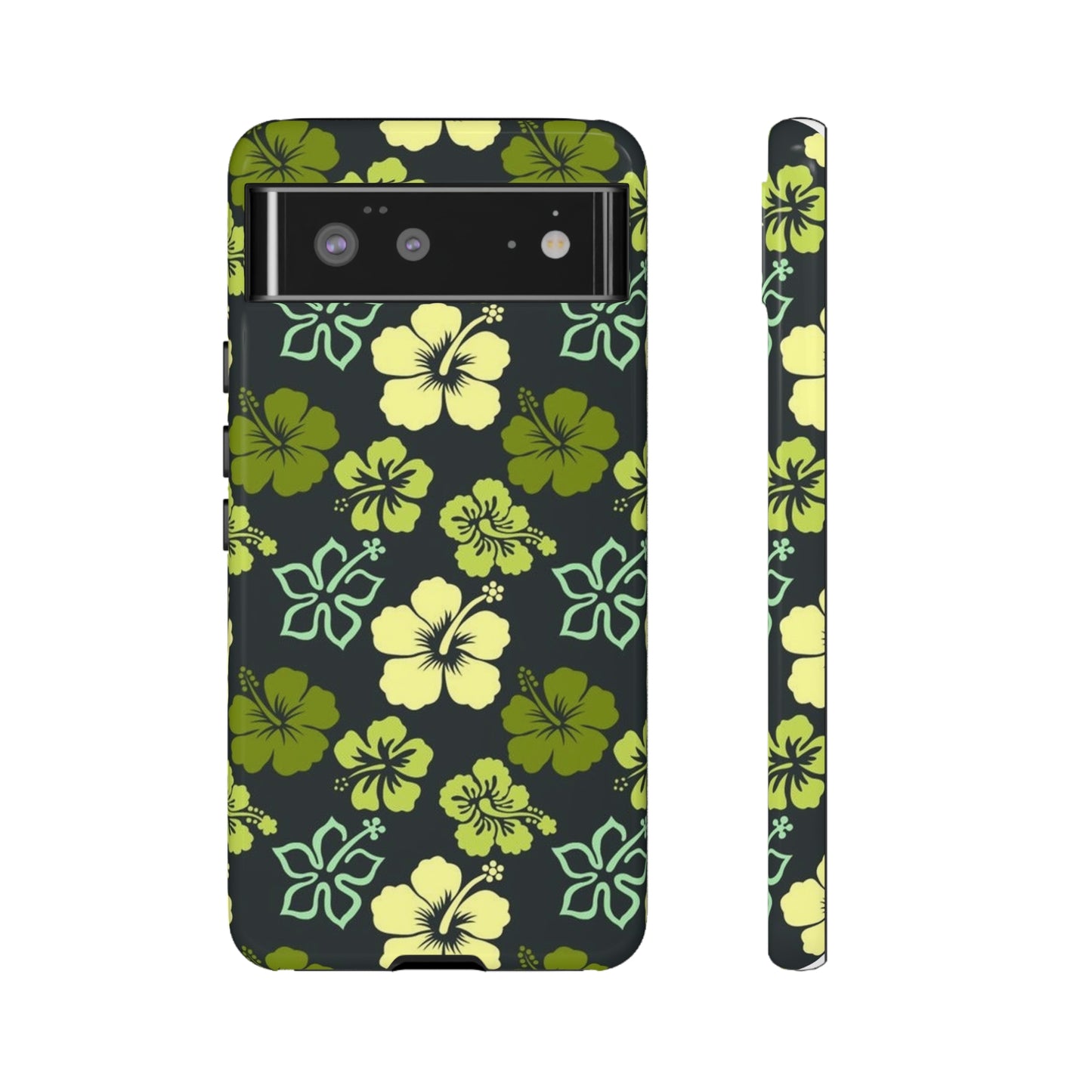 Green Hawaiian phone case for Samsung & Google phones / summer collection / Tough Cases