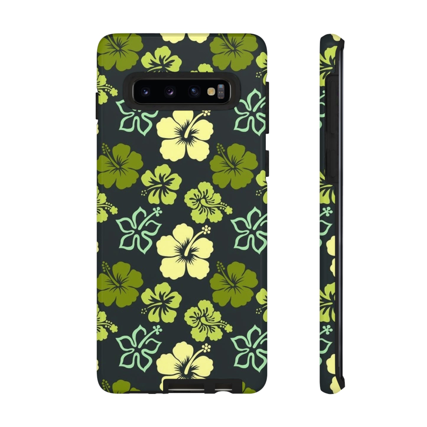 Green Hawaiian phone case for Samsung & Google phones / summer collection / Tough Cases