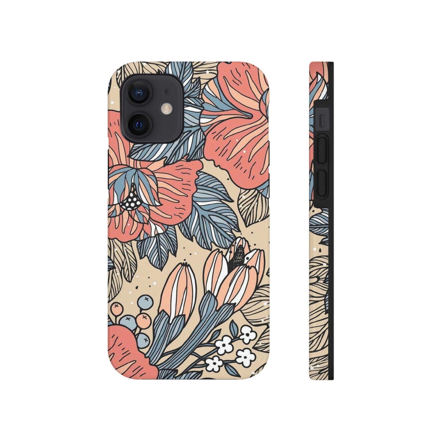 Floral phone case, for Iphone/Tough Phone Cases/