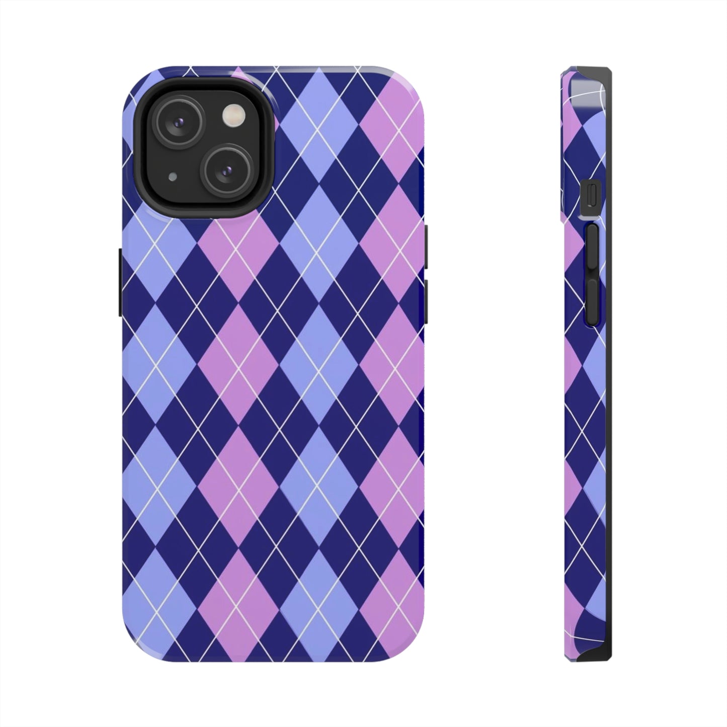 Purple plaid sweater phone case/ for iPhone/ plaid collection/ Tough Phone Cases