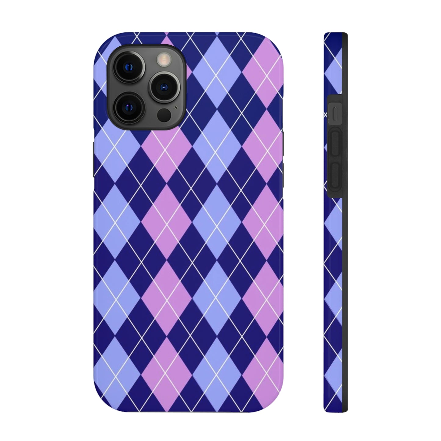 Purple plaid sweater phone case/ for iPhone/ plaid collection/ Tough Phone Cases