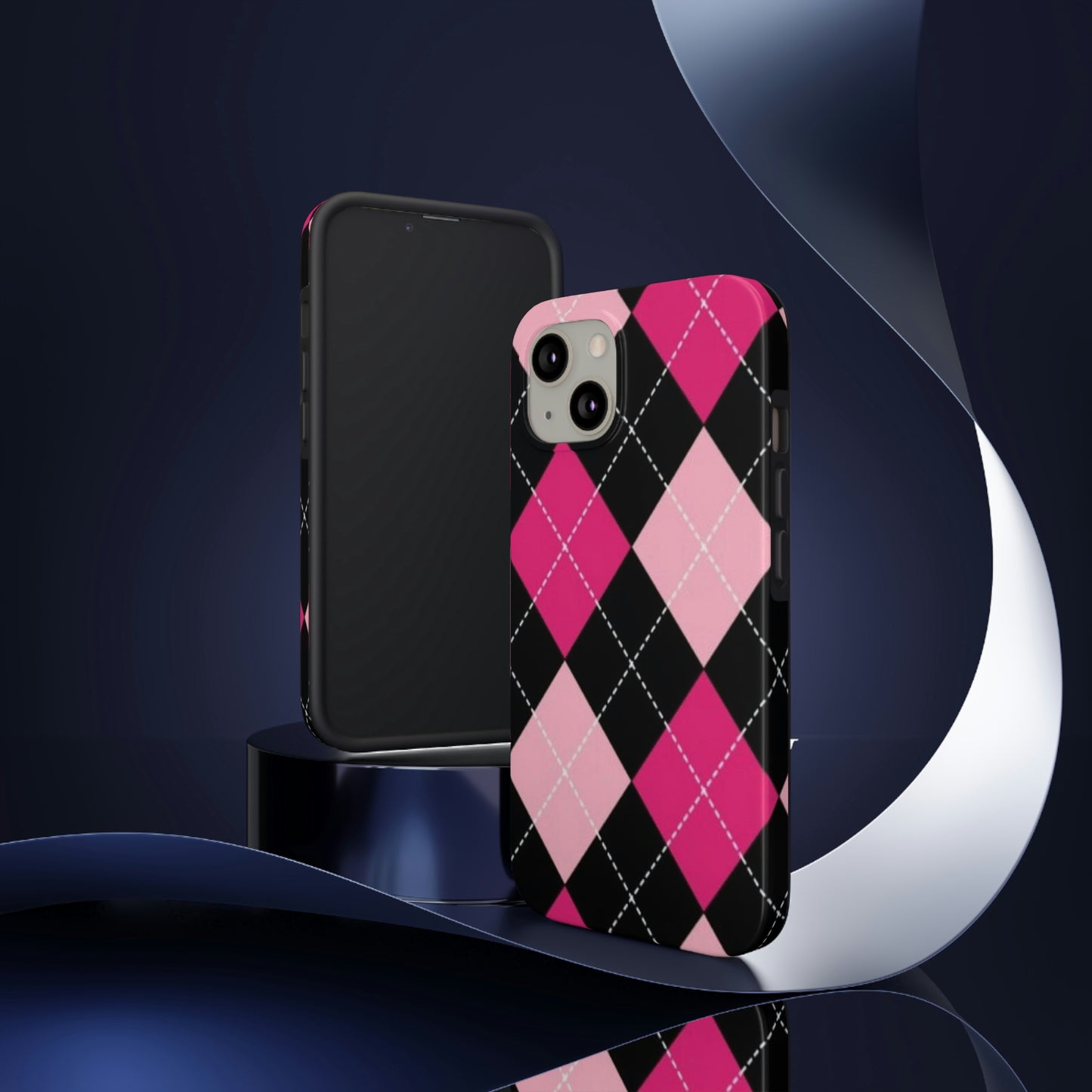 Pink Diamond phone case/ for iPhone/ plaid collection/ Tough Phone Cases