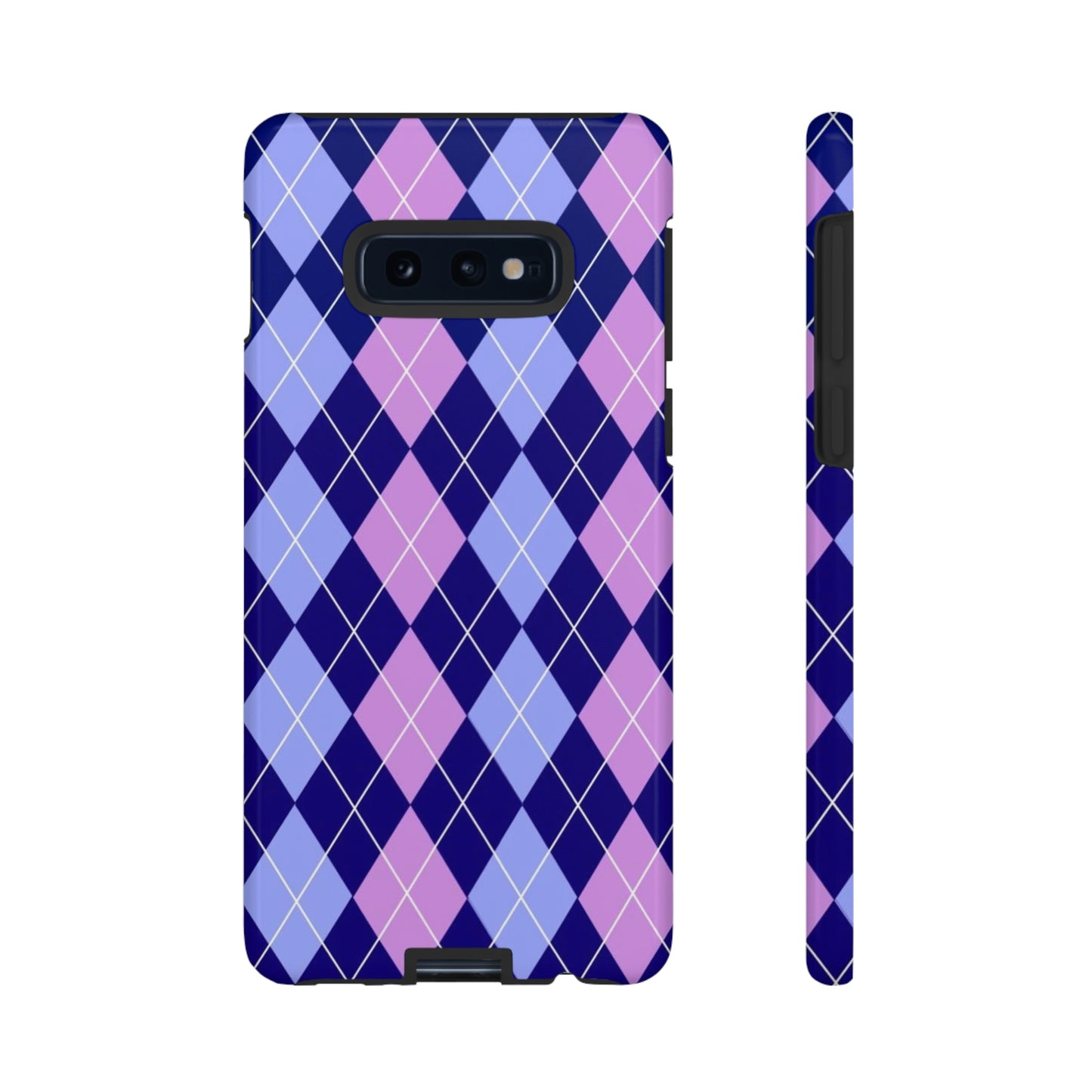 Purple sweater phone case/ for Samsung & Google phone/ plaid collection/ Tough Phone Cases