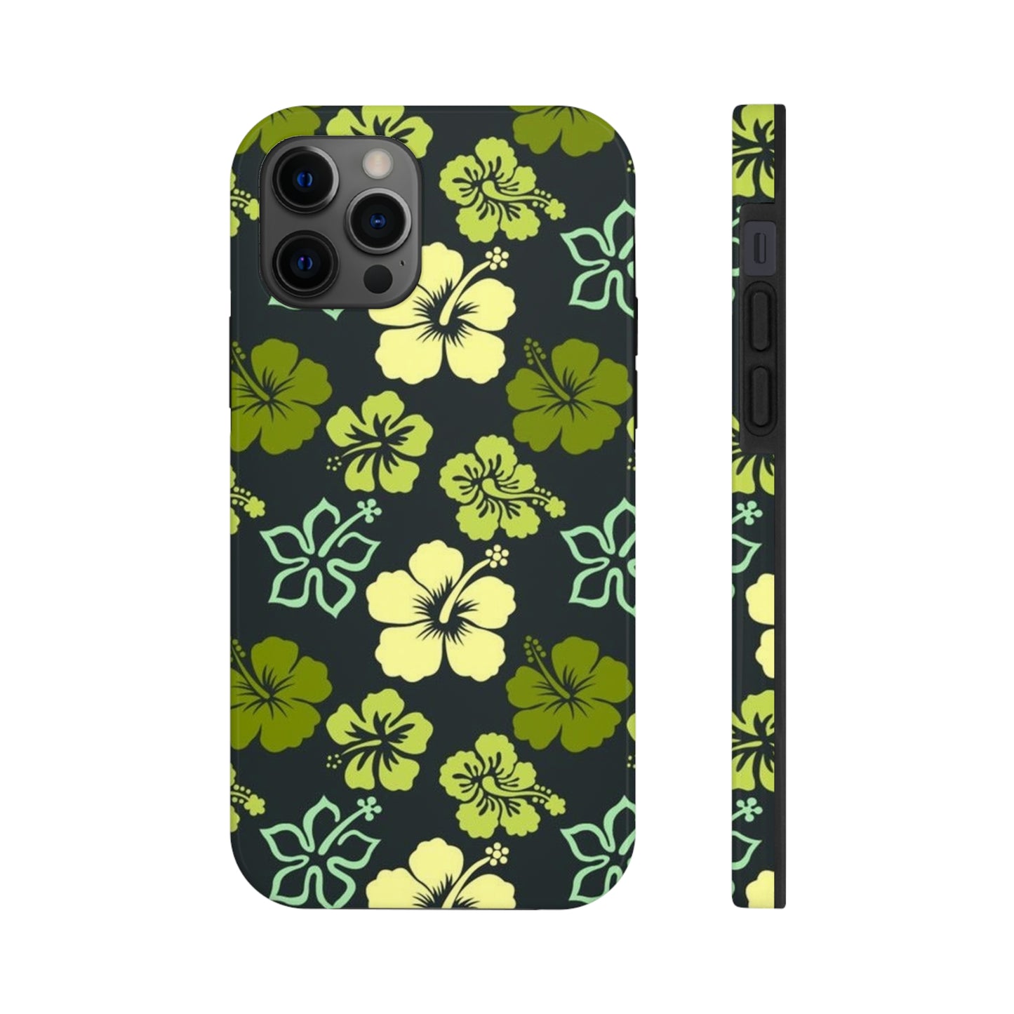 Green Hawaiian phone case for iPhone / summer collection Tough Phone Cases, Case-Mate