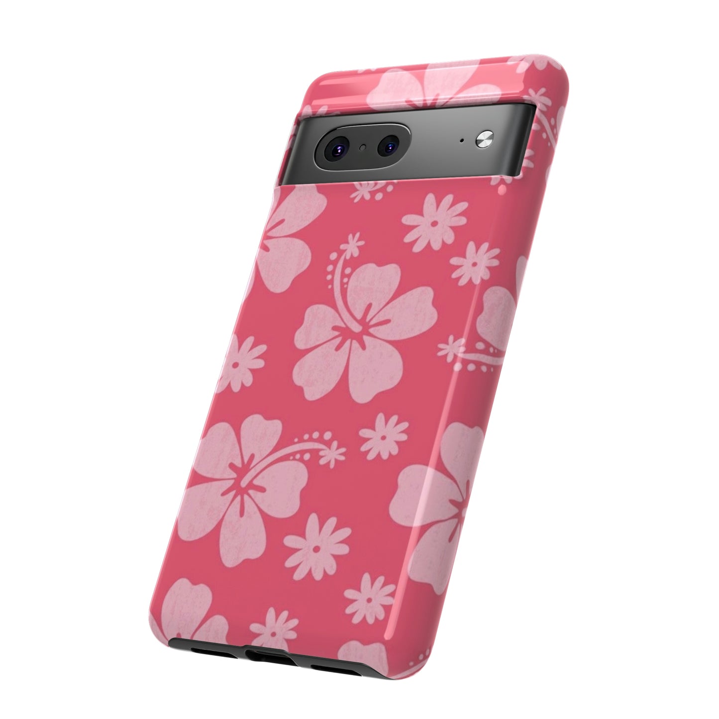 Pink hibiscus phone case/ for Samsung & Google phones /summer collection