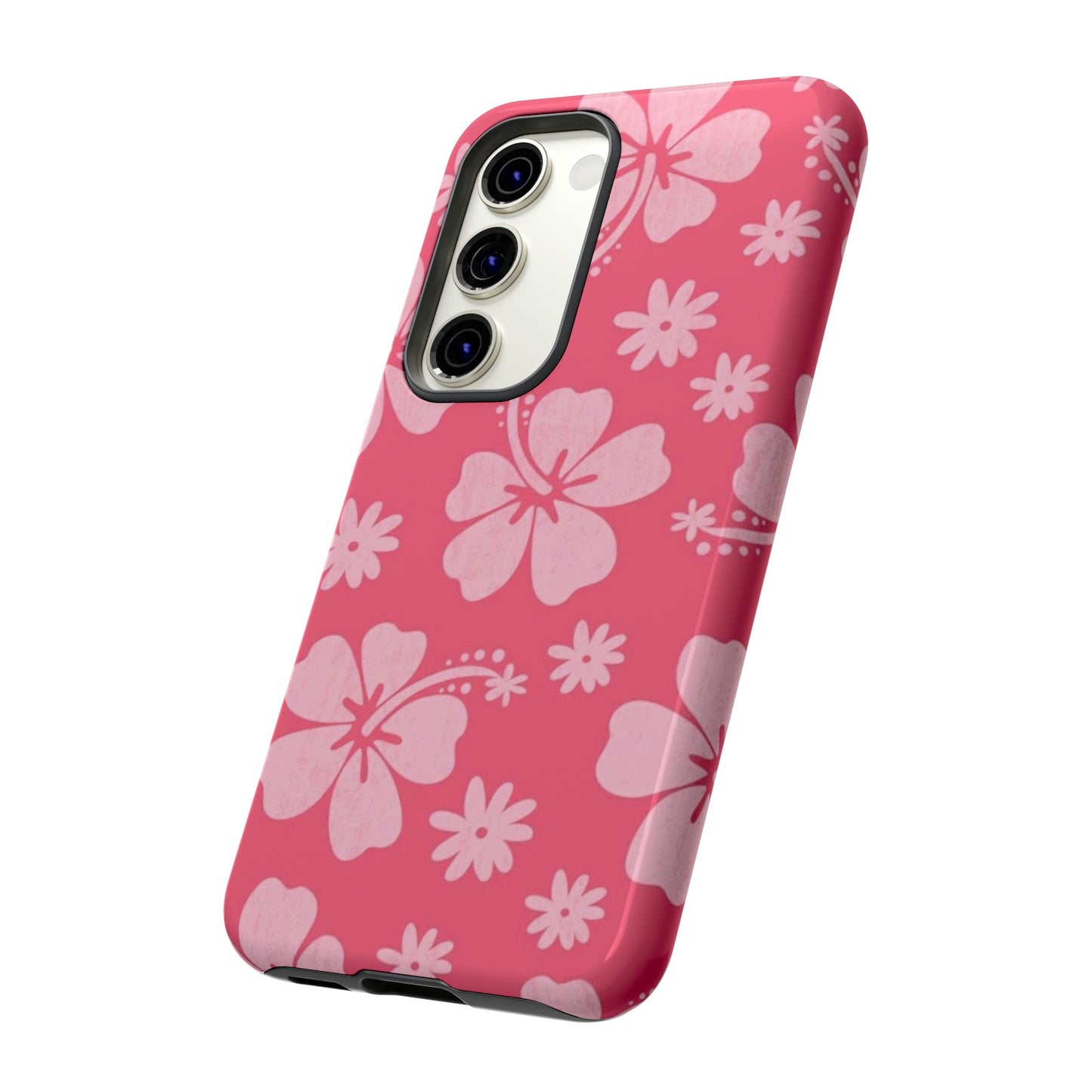 Pink hibiscus phone case/ for Samsung & Google phones /summer collection