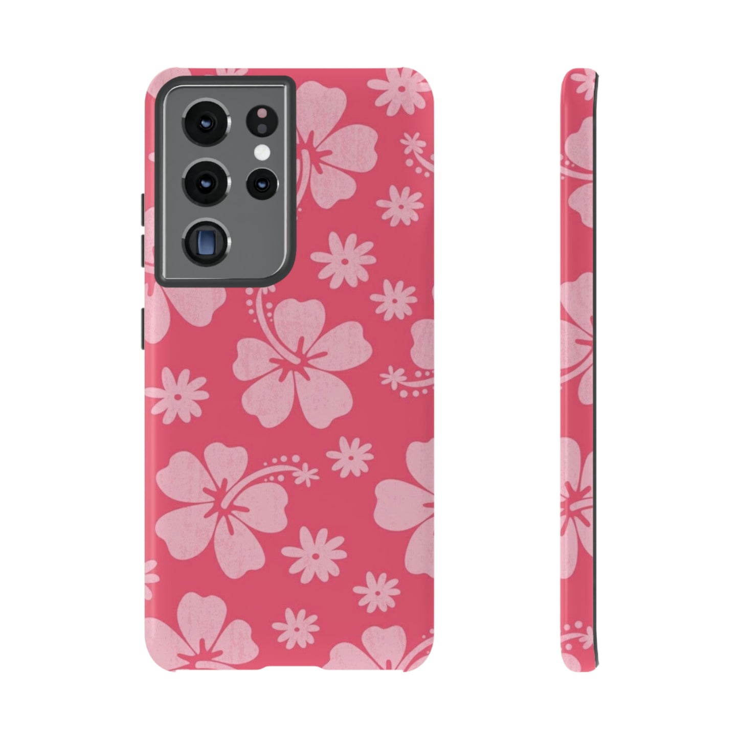 Pink hibiscus phone case/ for Samsung & Google phones /summer collection