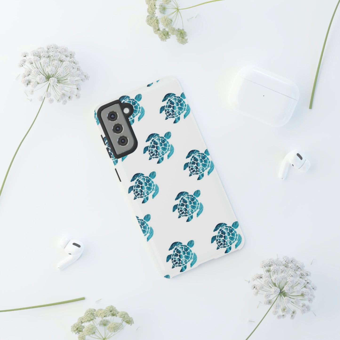 Turtles Crossing phone case/ for Samsung & Google phones/ Tough Cases/ summer collection