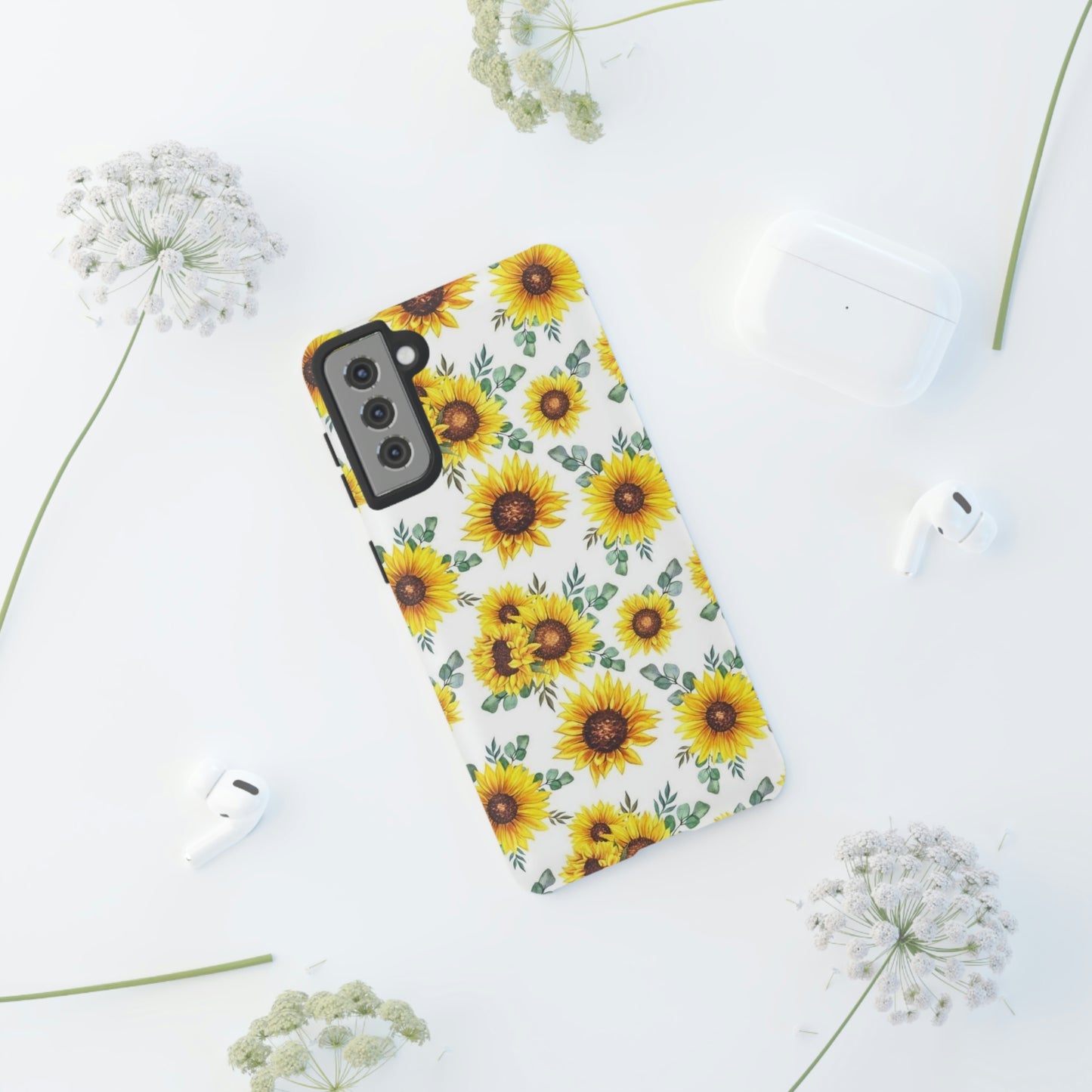 Sunny Sunflower phone case/ for Samsung & Google phones/ floral collection/Tough Cases