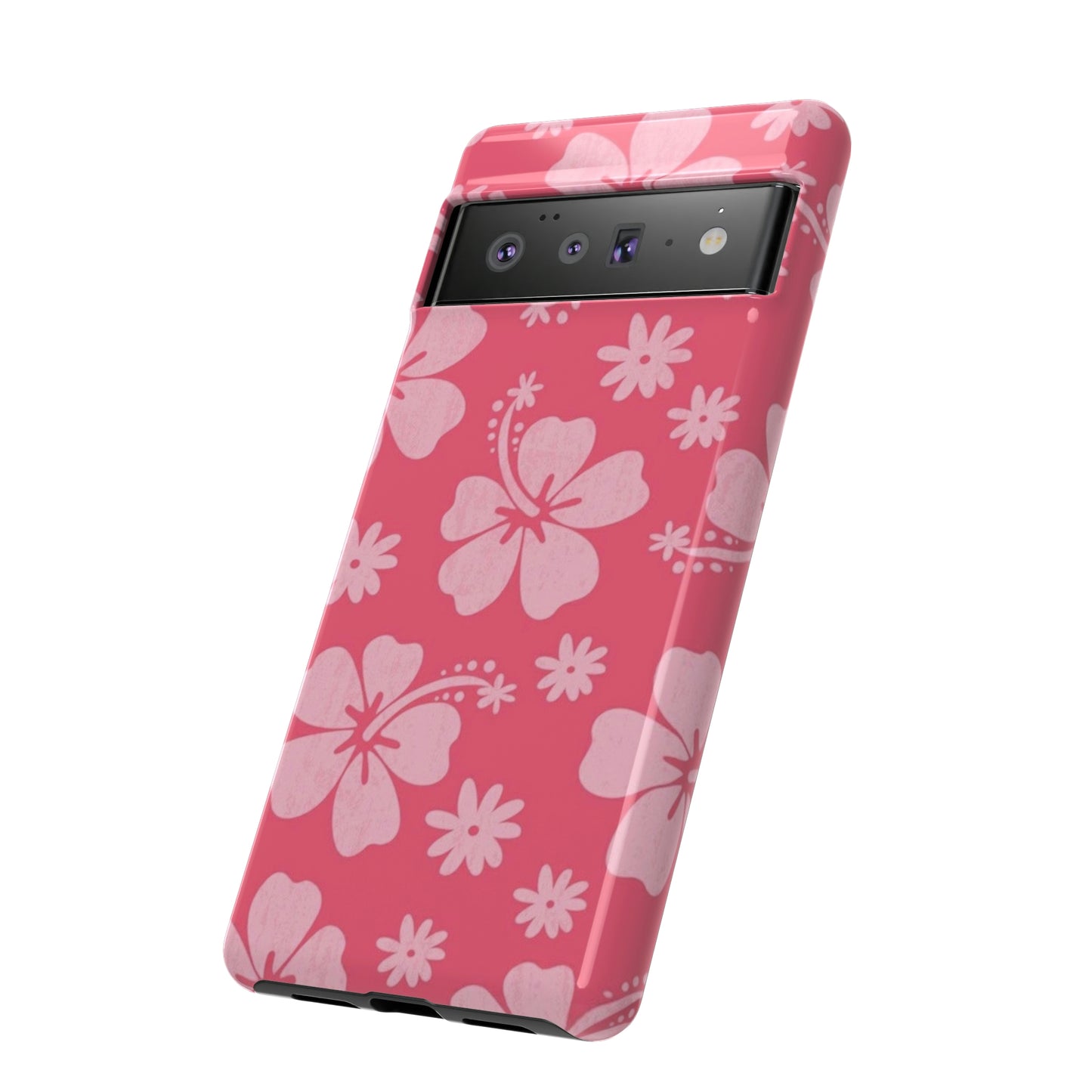 Pink hibiscus phone case/ for Samsung & Google phones /summer collection