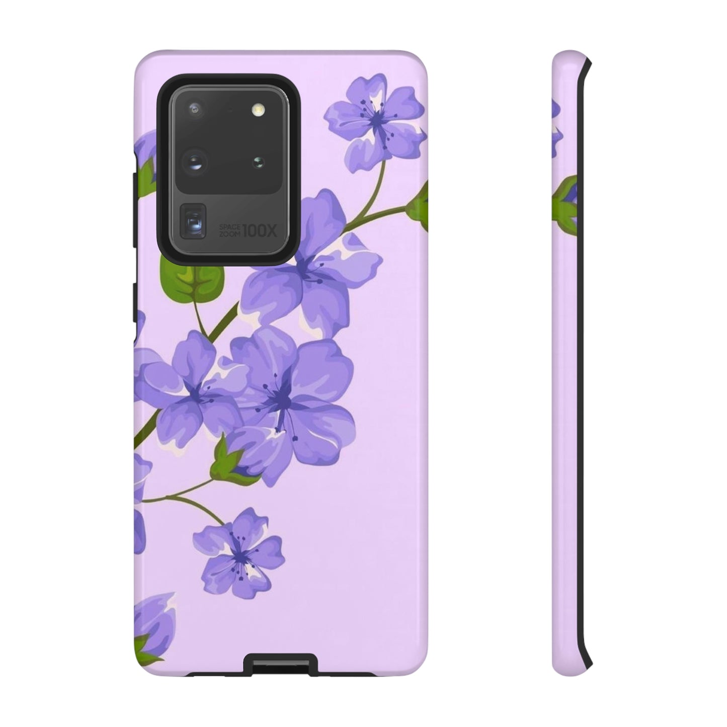 Purple Floral case for Samsung & Google phone./Tough Cases/ Floral collection