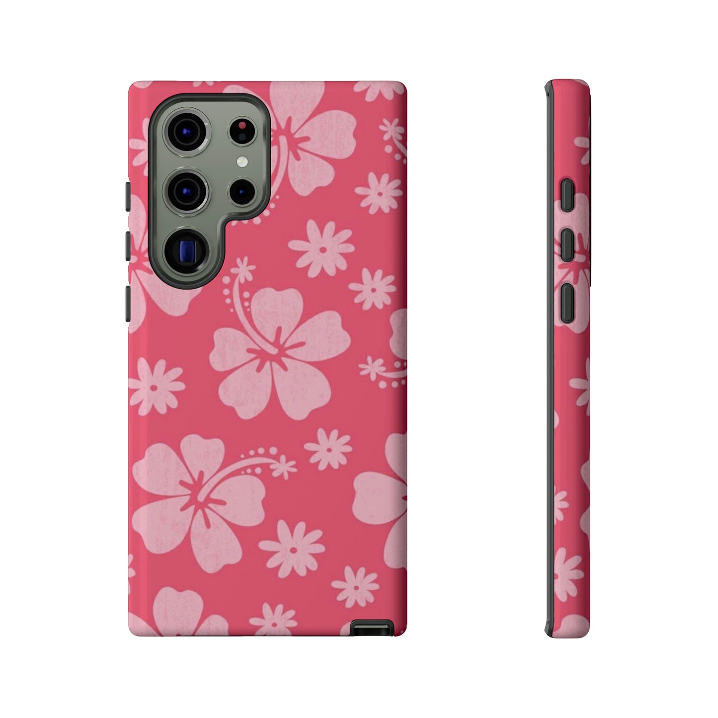 Pink hibiscus phone case/ for Samsung & Google phones /summer collection