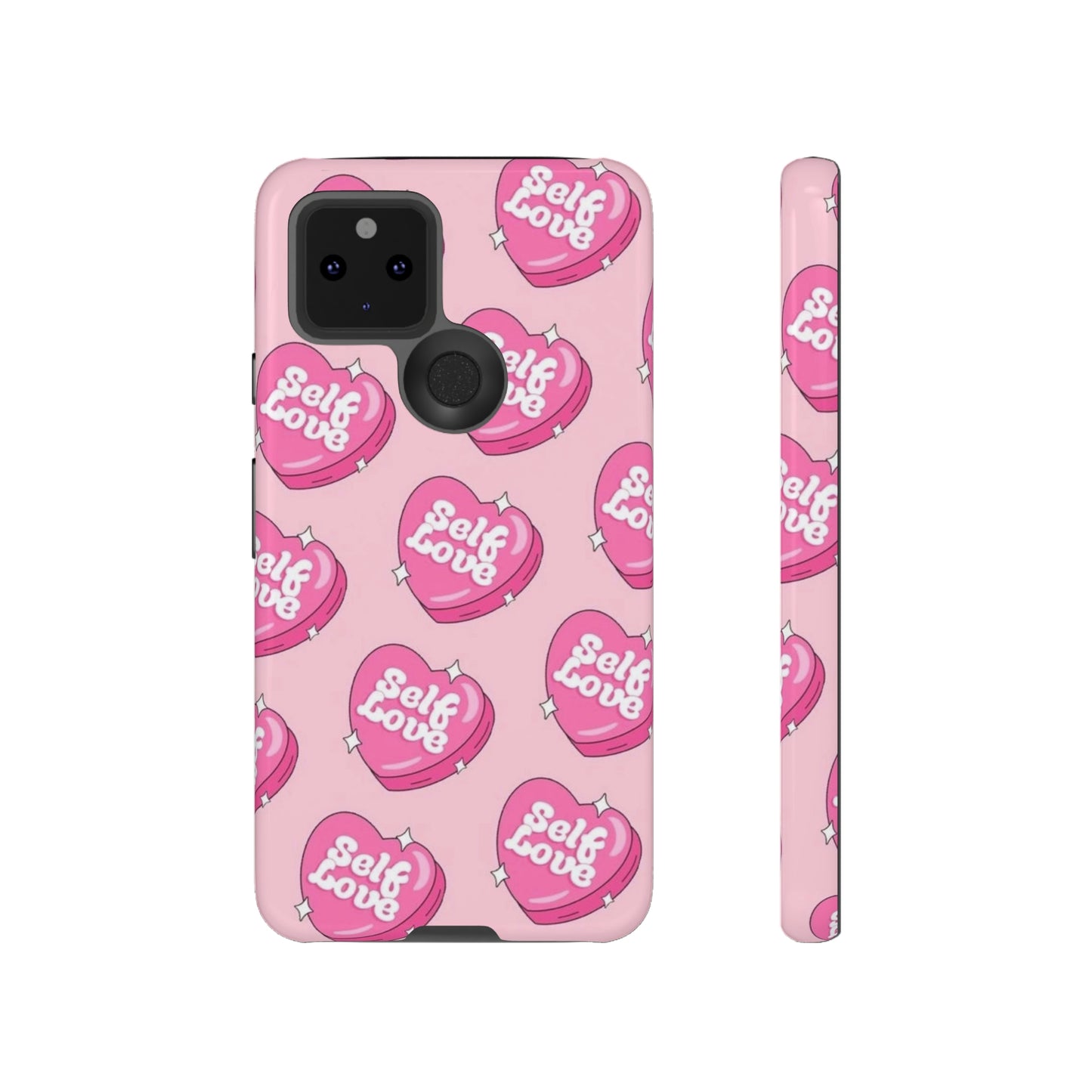 Self love phone case, for Samsung & google phones,/ heart collection/ tough case