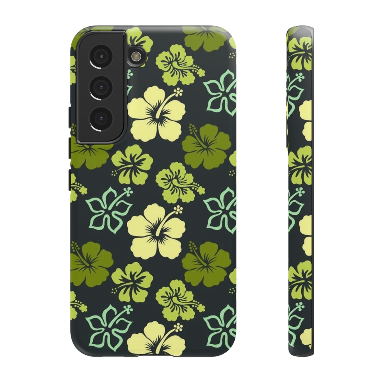 Green Hawaiian phone case for Samsung & Google phones / summer collection / Tough Cases