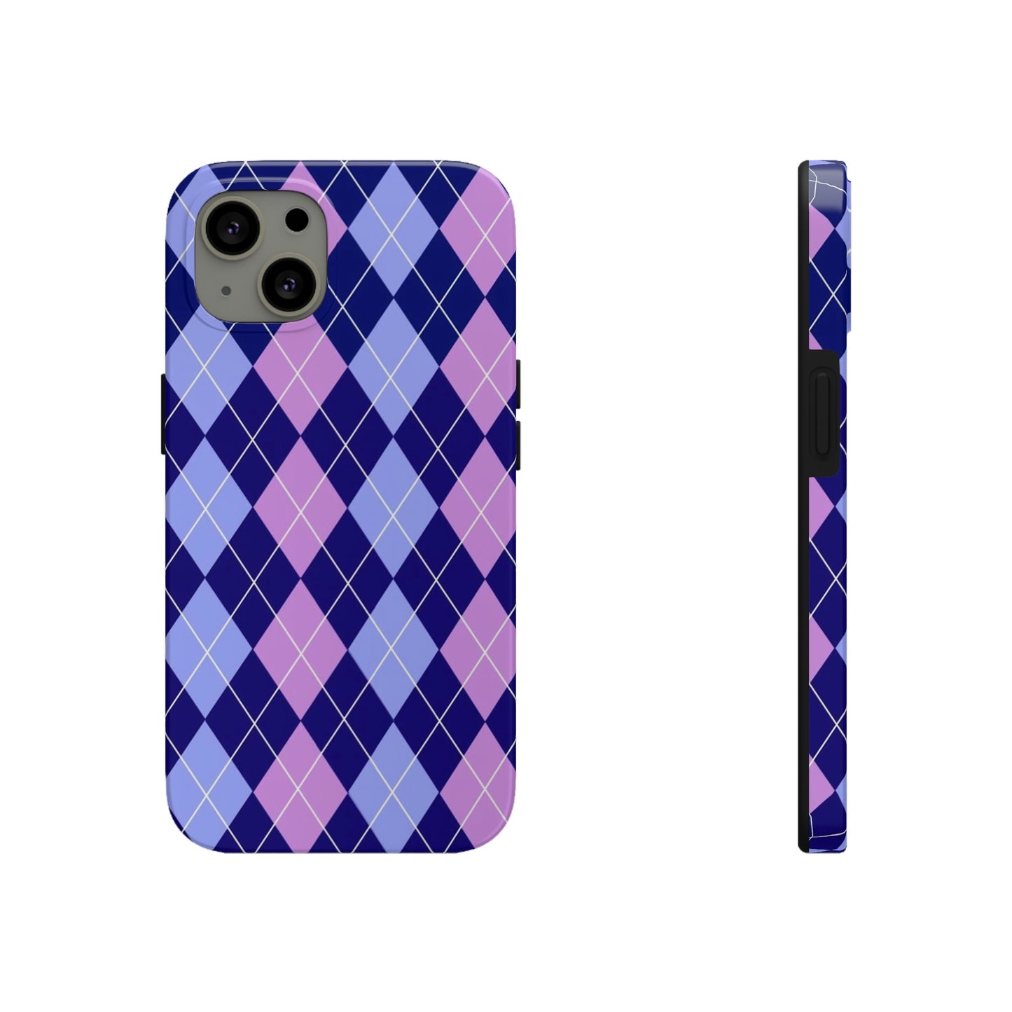 Purple plaid sweater phone case/ for iPhone/ plaid collection/ Tough Phone Cases