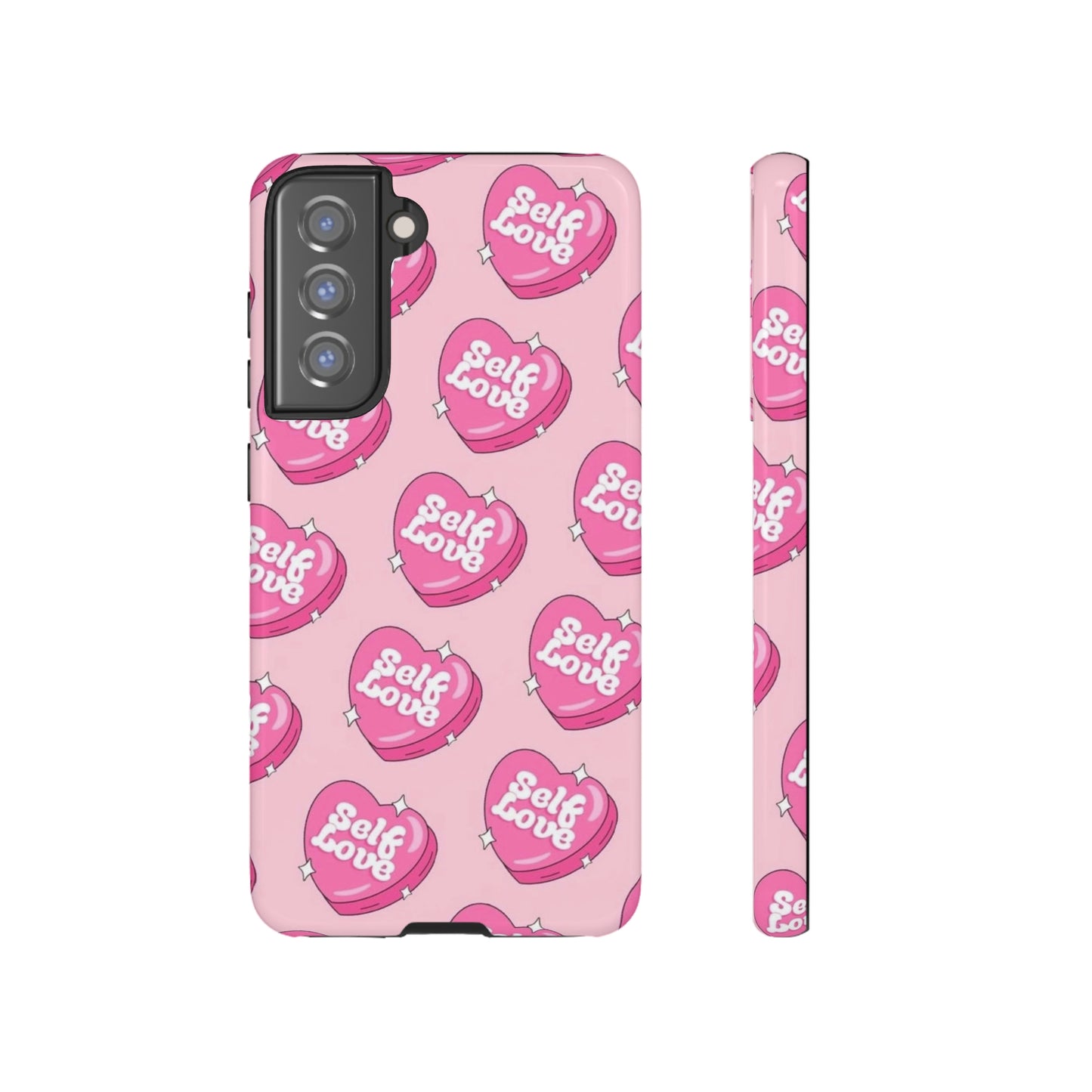 Self love phone case, for Samsung & google phones,/ heart collection/ tough case