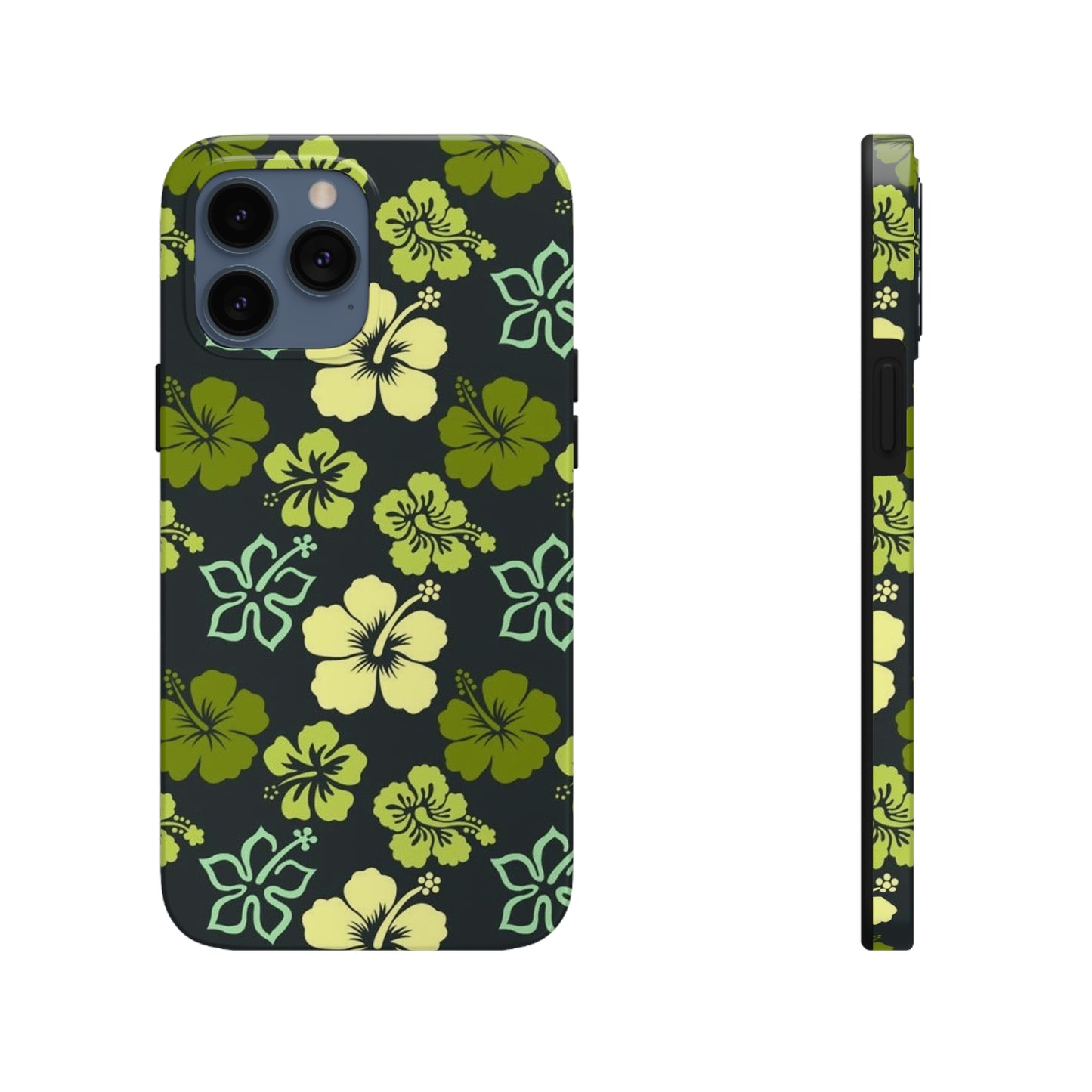 Green Hawaiian phone case for iPhone / summer collection Tough Phone Cases, Case-Mate