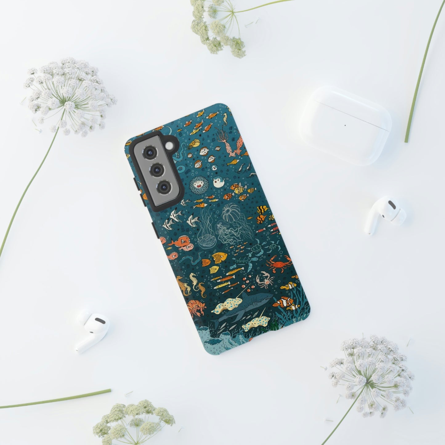 under the sea, phone case, for Samsung & Google phones, summer collection /Tough Cases