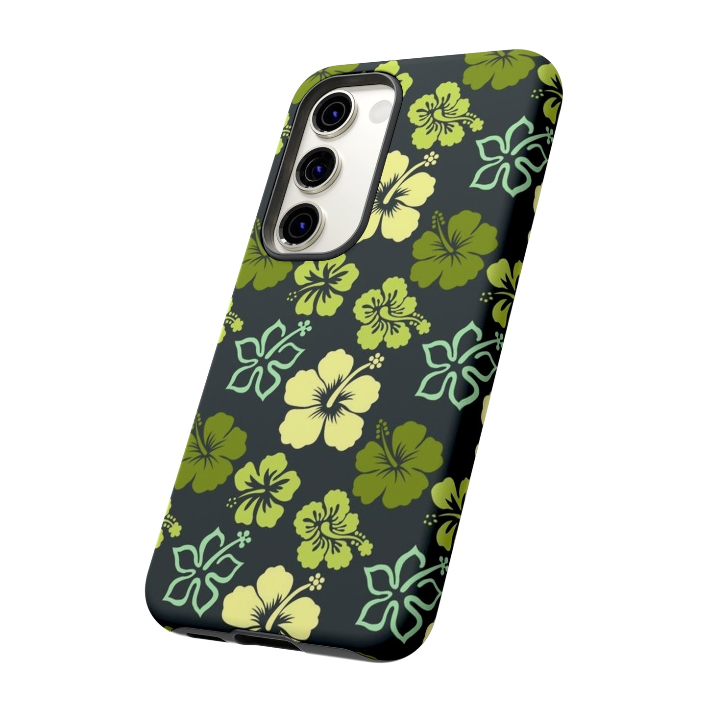 Green Hawaiian phone case for Samsung & Google phones / summer collection / Tough Cases