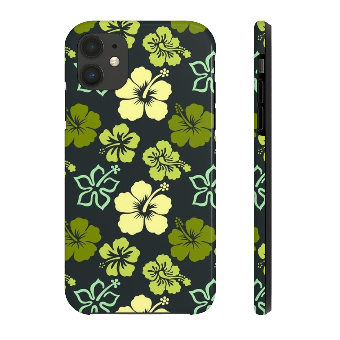 Green Hawaiian phone case for iPhone / summer collection Tough Phone Cases, Case-Mate