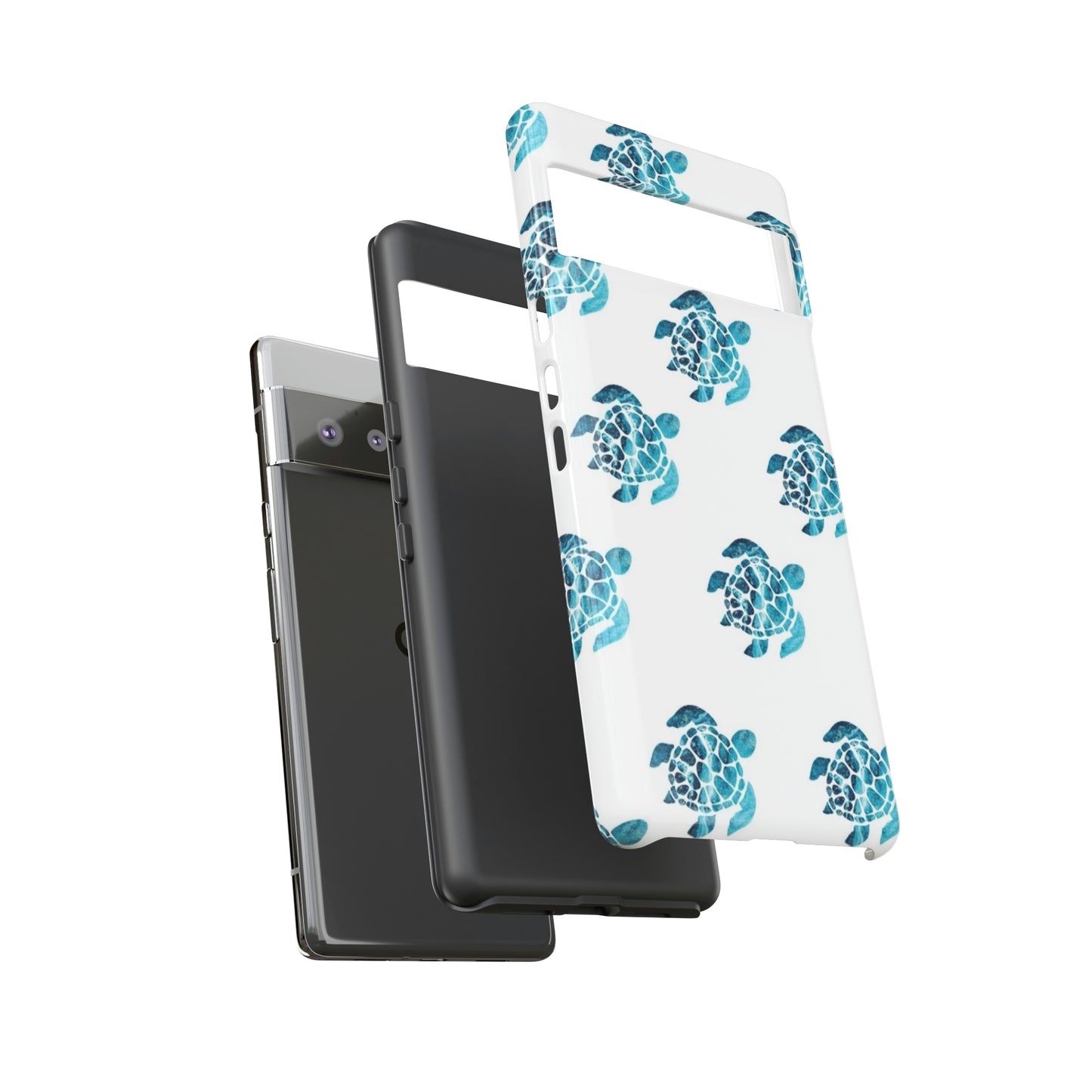 Turtles Crossing phone case/ for Samsung & Google phones/ Tough Cases/ summer collection