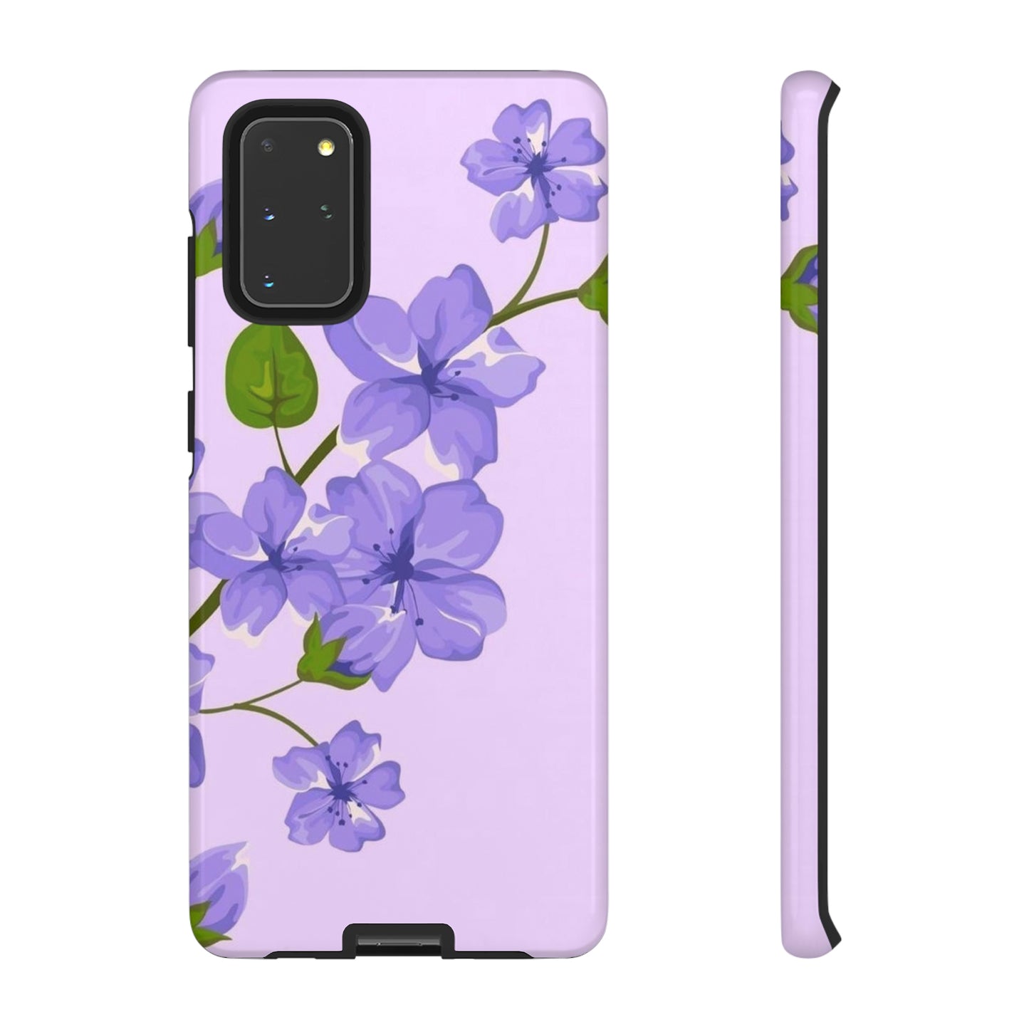 Purple Floral case for Samsung & Google phone./Tough Cases/ Floral collection