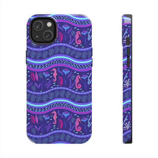 Sea Horse Reef  phone case for iPhone / summer collection Tough Phone Cases, Case-Mate