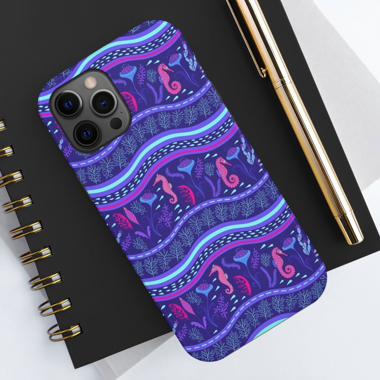 Sea Horse Reef  phone case for iPhone / summer collection Tough Phone Cases, Case-Mate