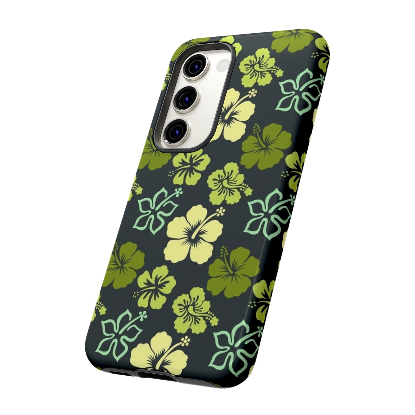 Green Hawaiian phone case for Samsung & Google phones / summer collection / Tough Cases