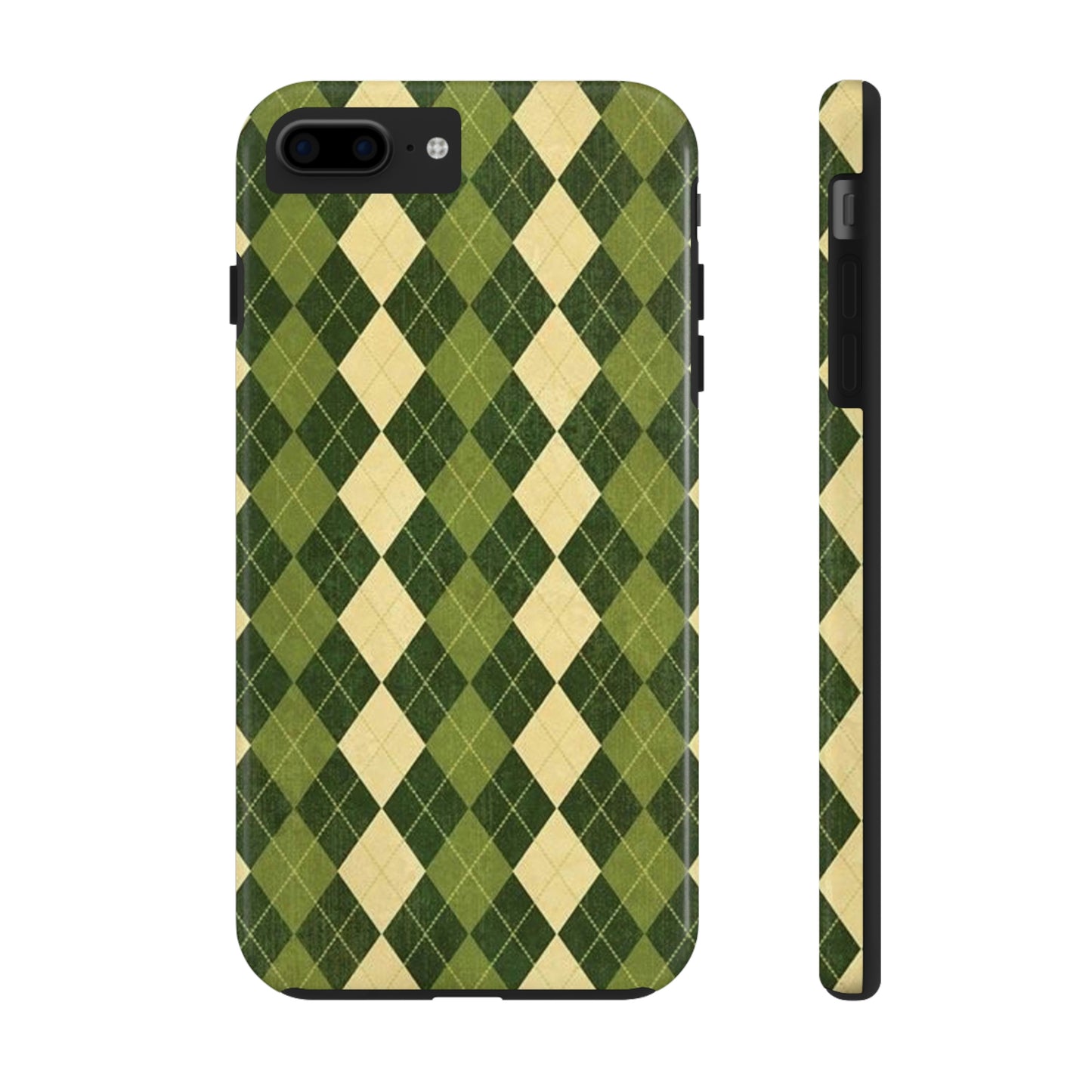 Green Plaid sweater phone case/ for iPhone/ plaid collection/ Tough Phone Cases